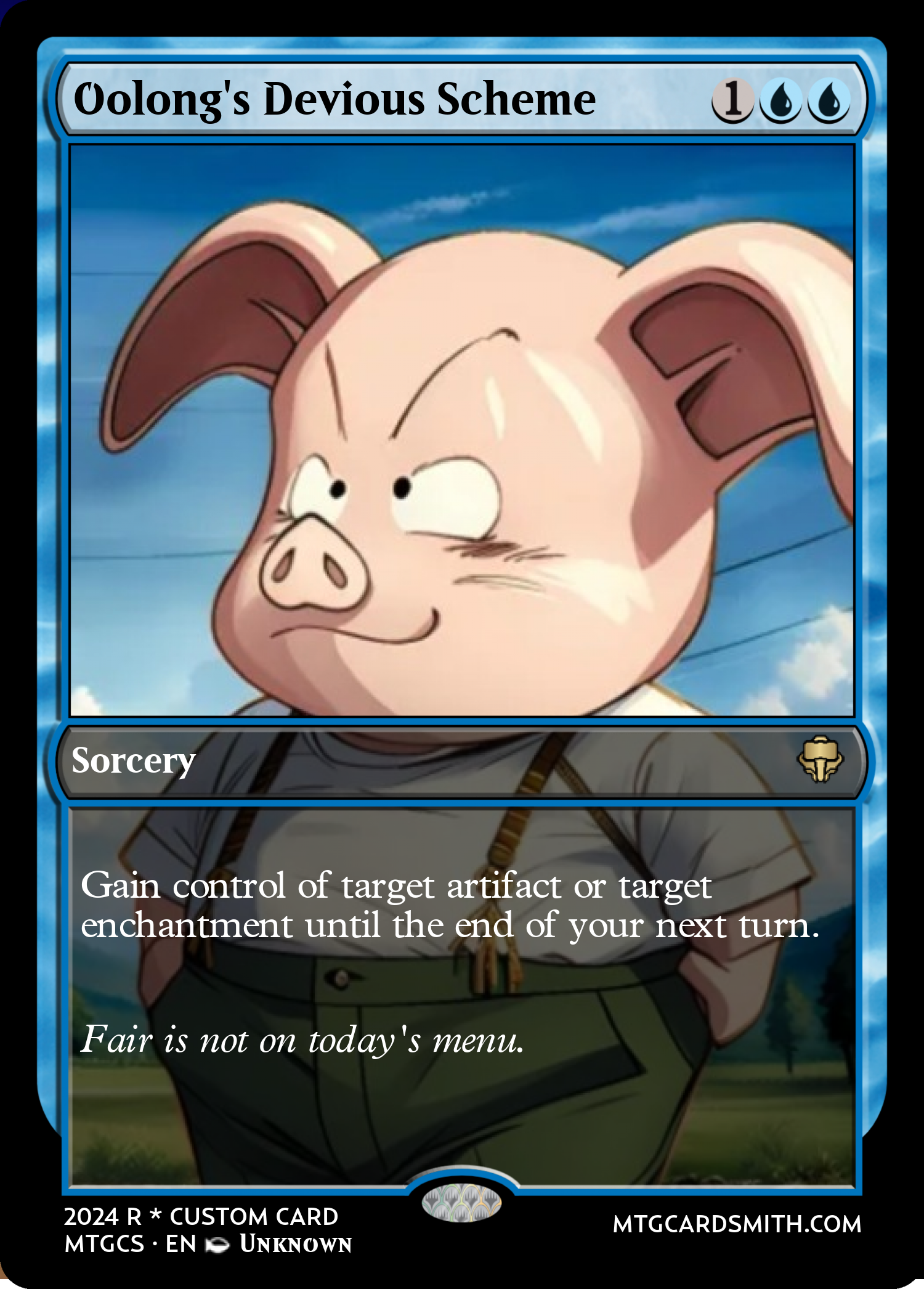 Oolong's Devious Scheme