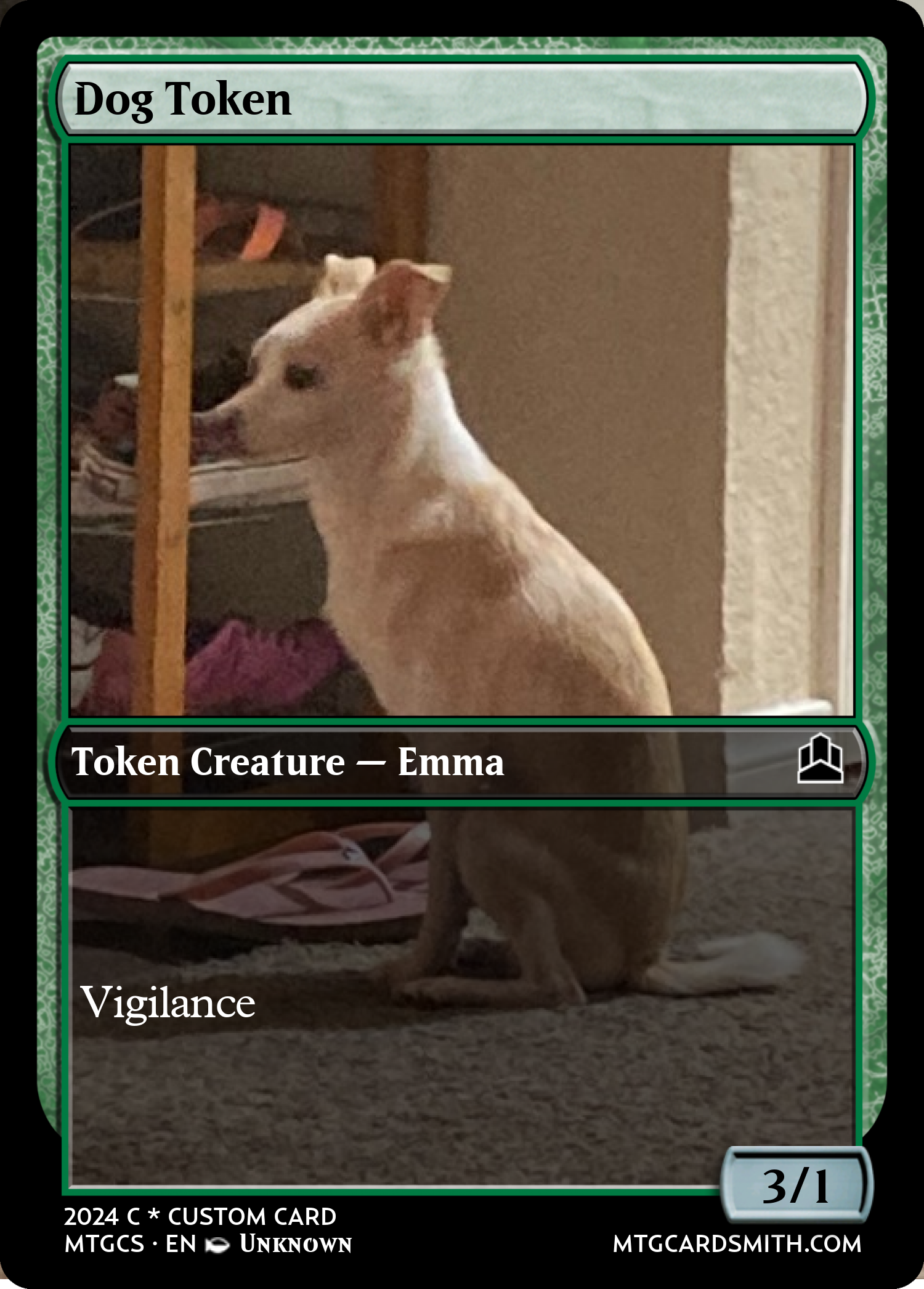 Dog Token by knstrider | MTG Cardsmith