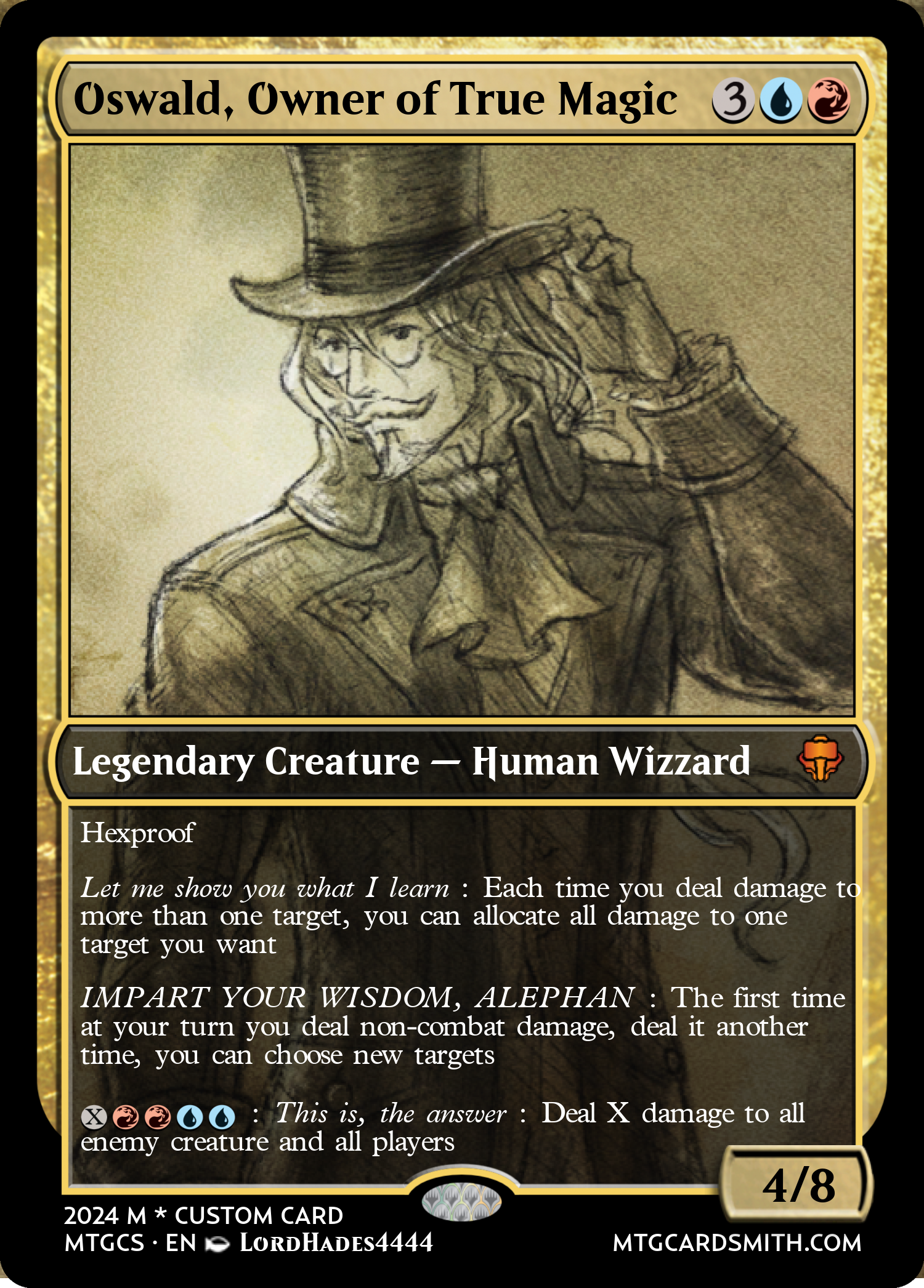 Oswald, Owner of True Magic
