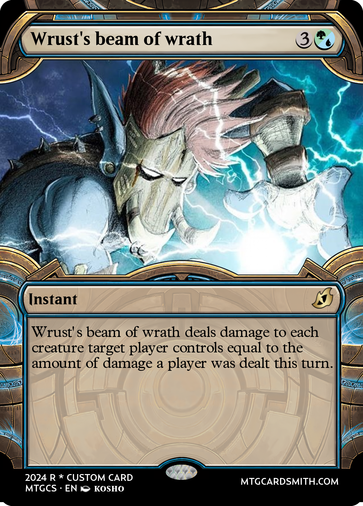 Wrust's beam of wrath