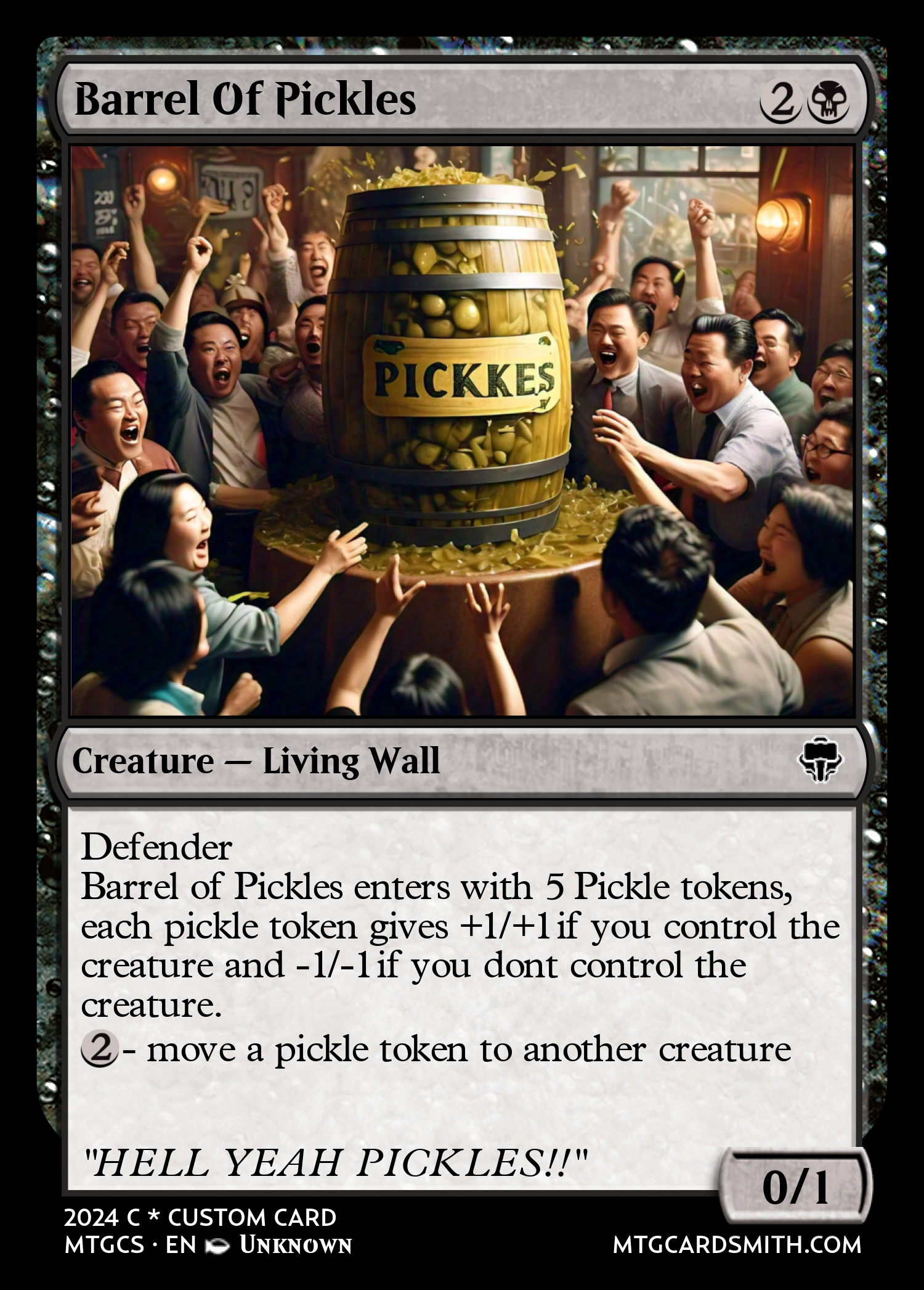 Barrel Of Pickles