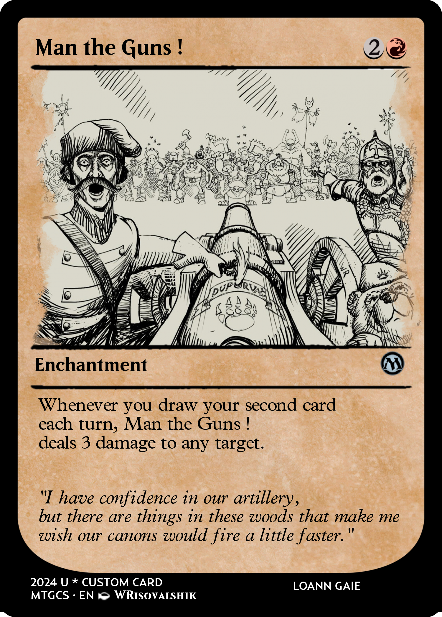Man the Guns !
