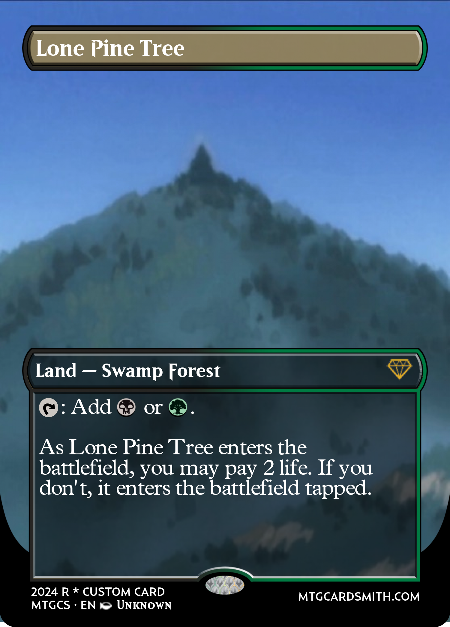 Lone Pine Tree