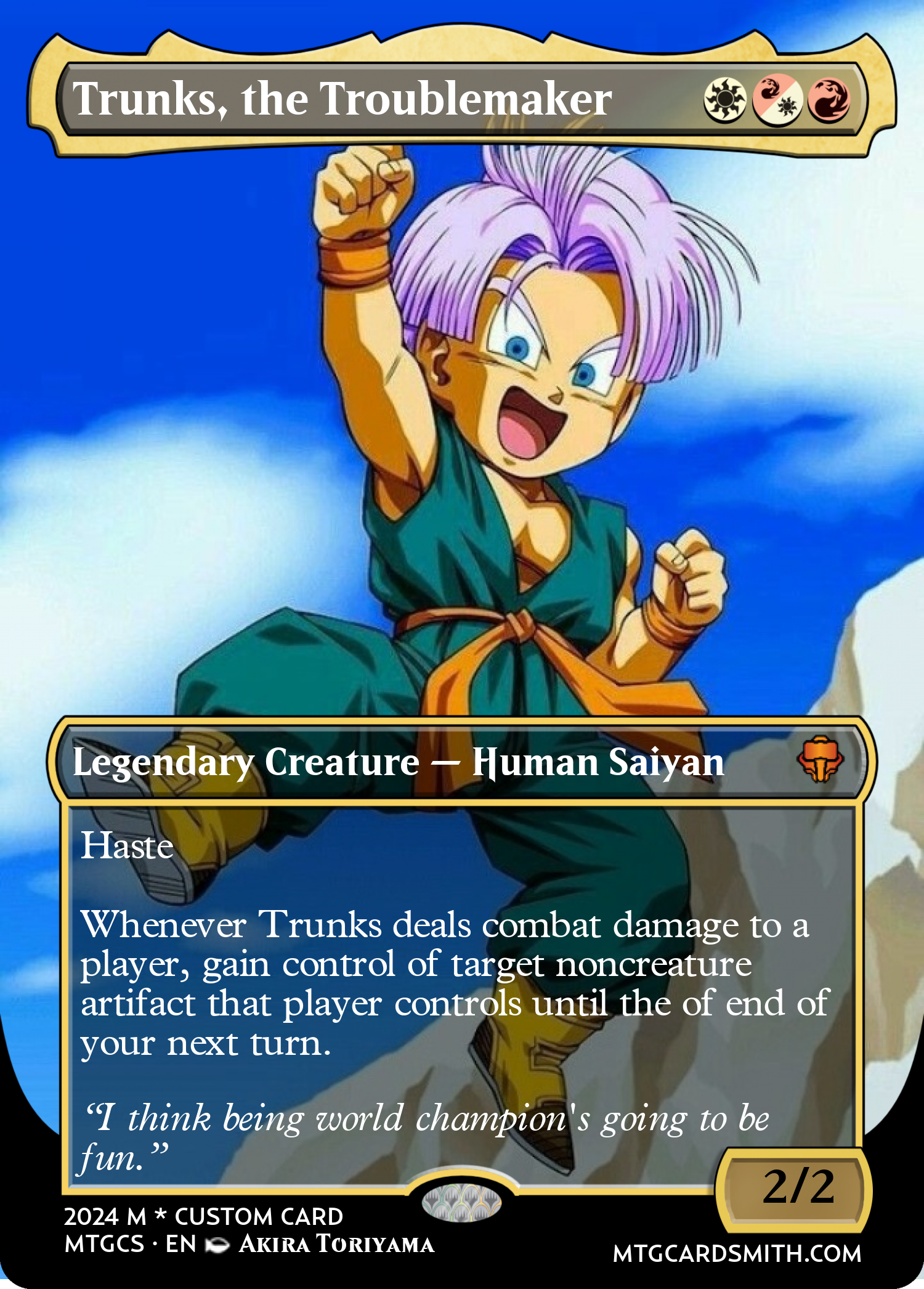 Trunks, the Troublemaker