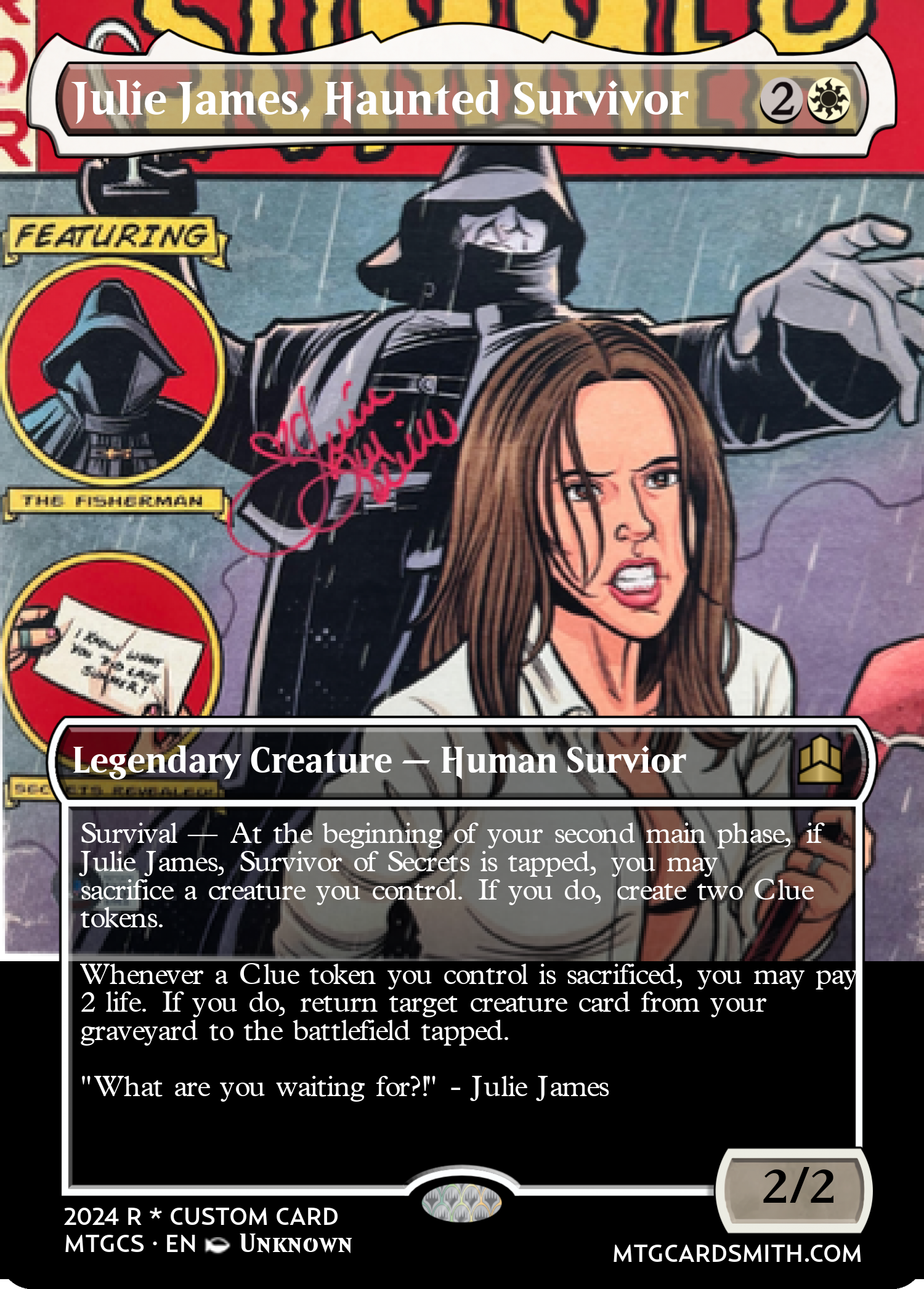 Julie James, Haunted Survivor