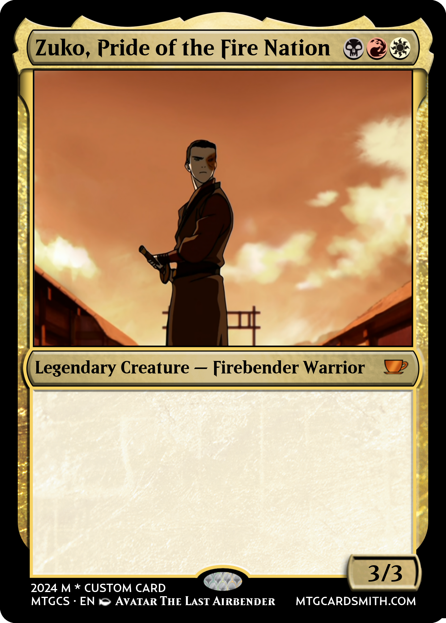 Zuko, Pride of the Fire Nation