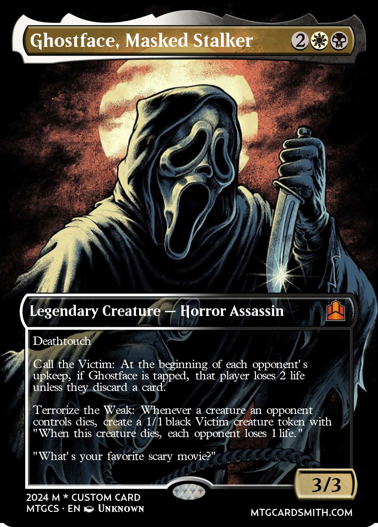 Ghostface, Masked Stalker