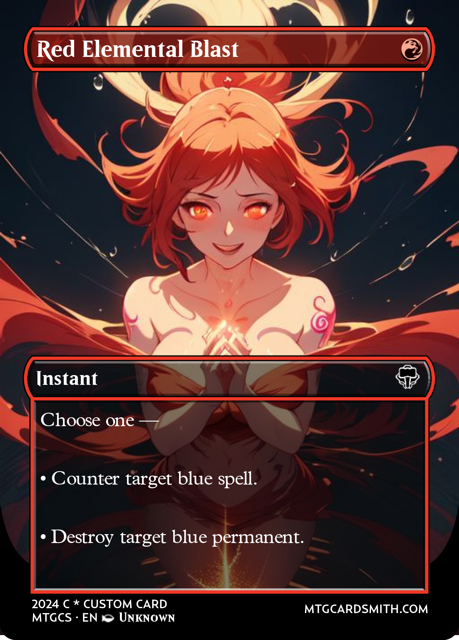 Red Elemental Blast