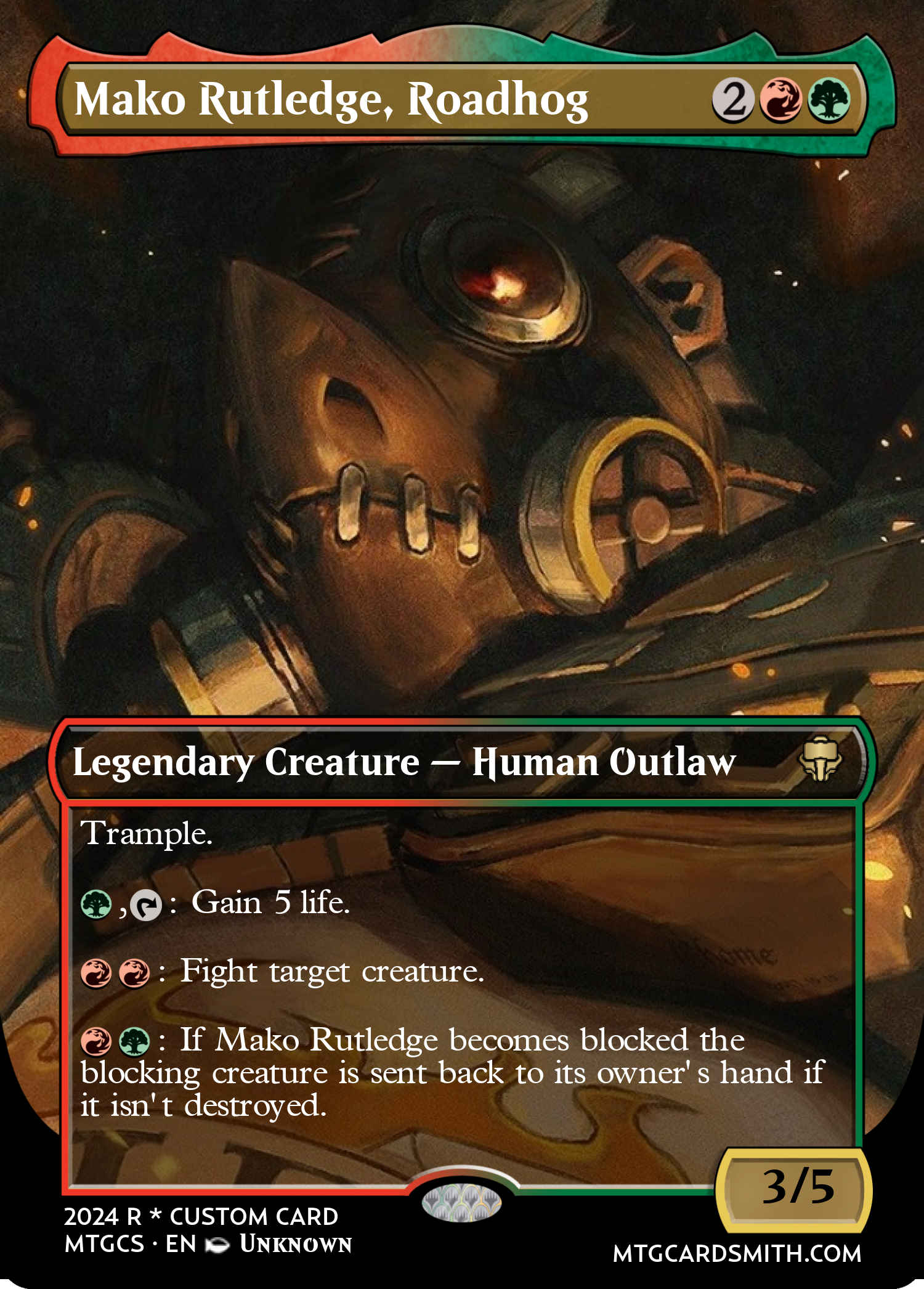 Mako Rutledge, Roadhog