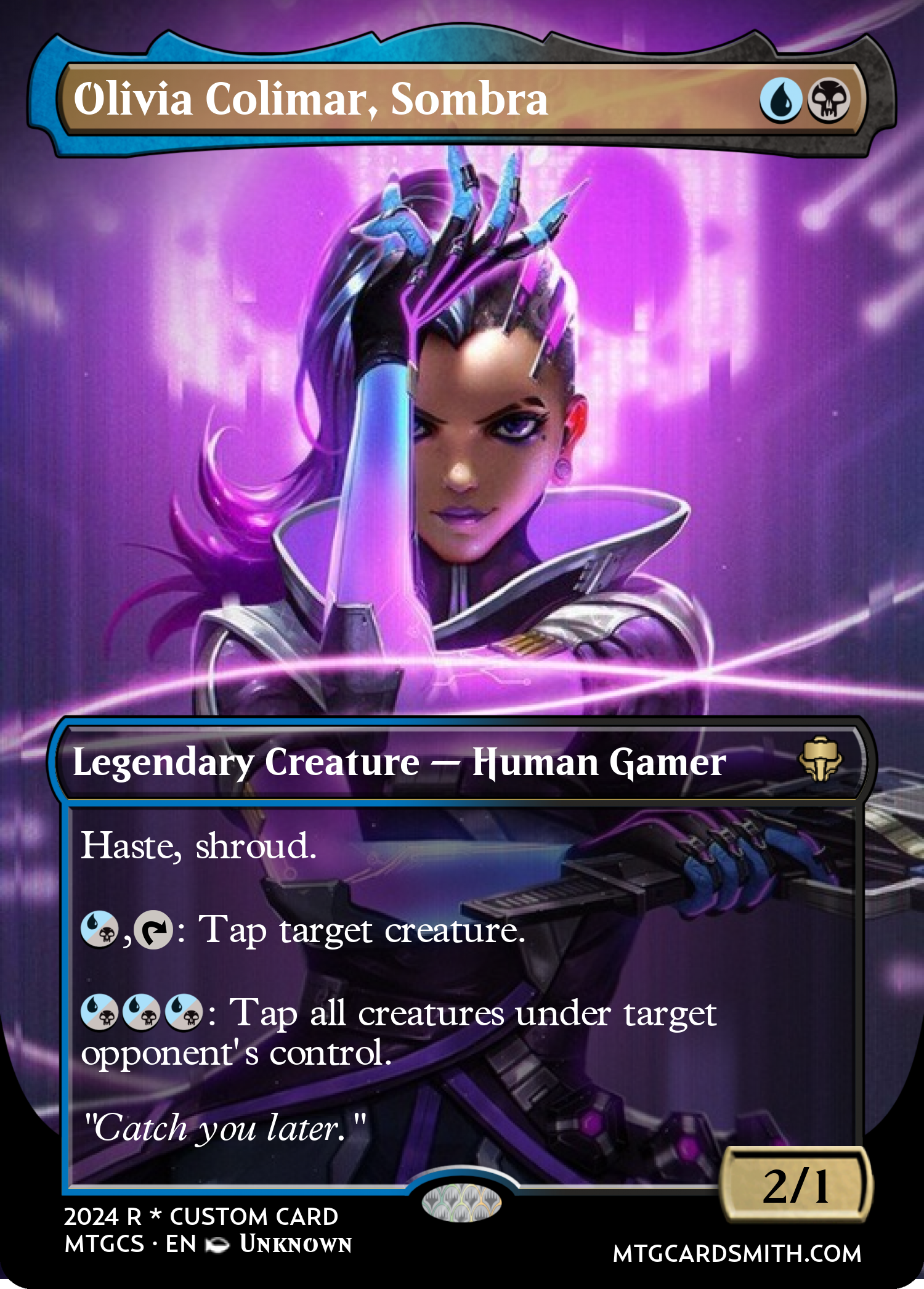 Olivia Colimar, Sombra