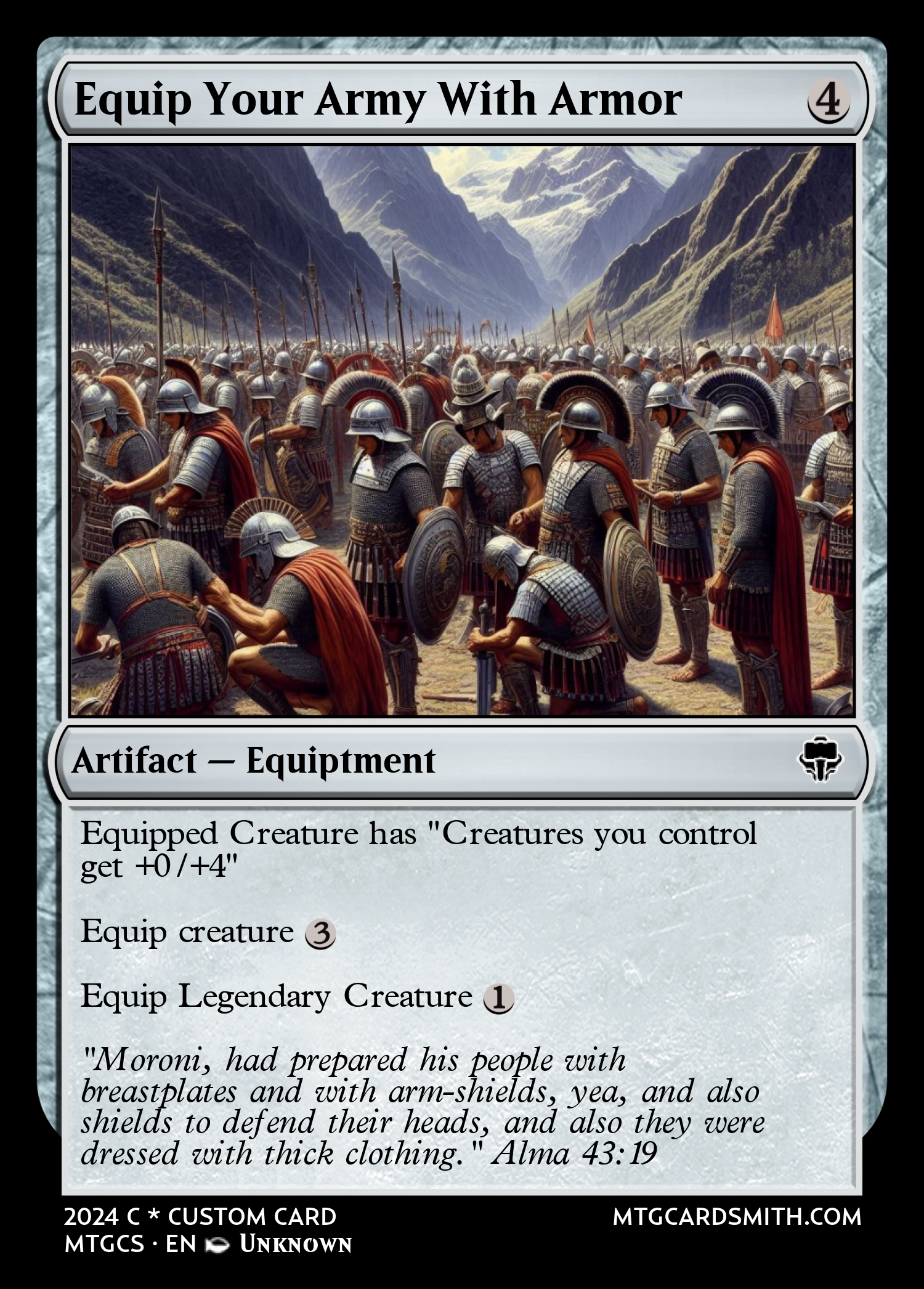 Equip Your Army With Armor
