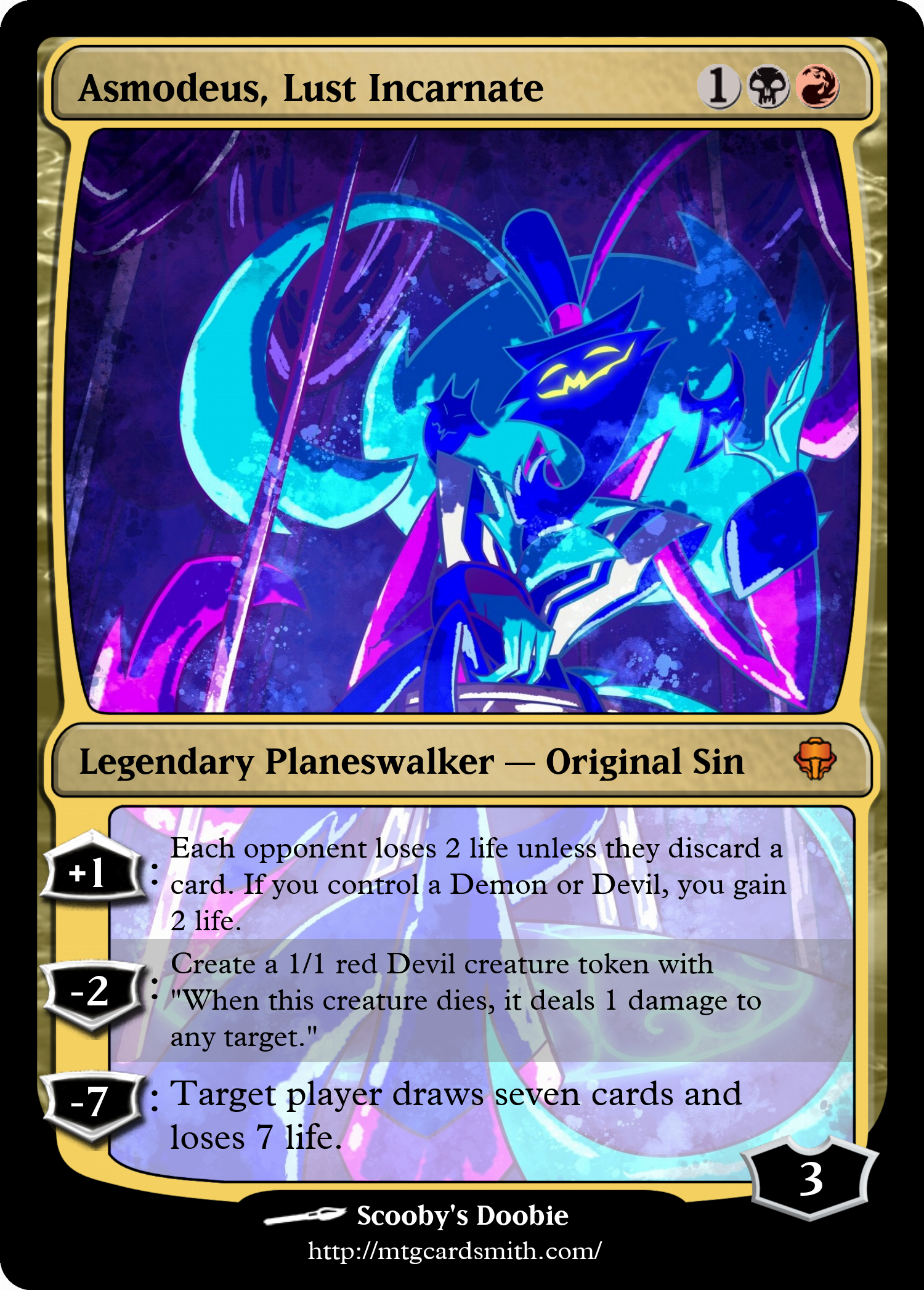 Asmodeus, Lust Incarnate