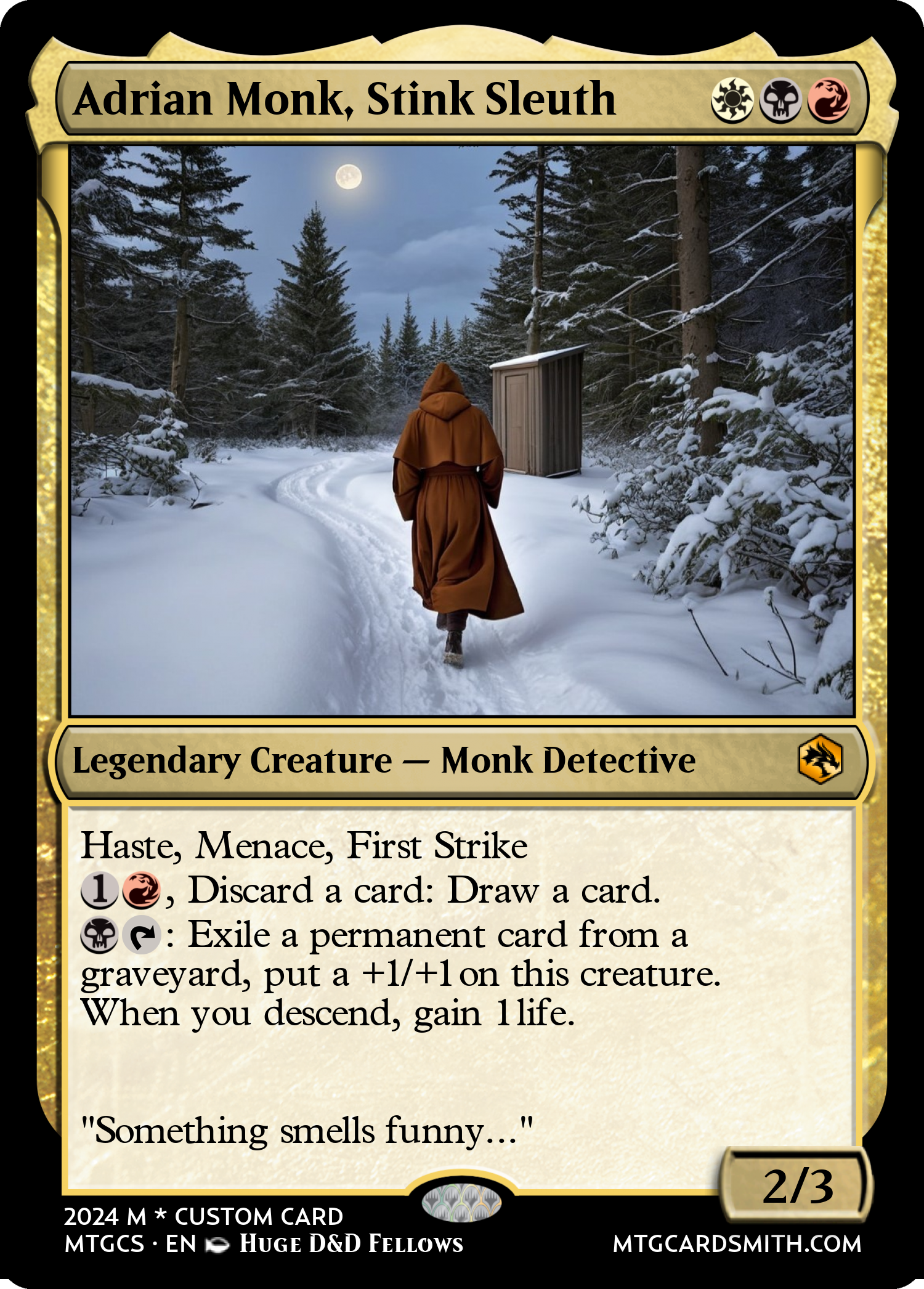 Adrian Monk, Stink Sleuth