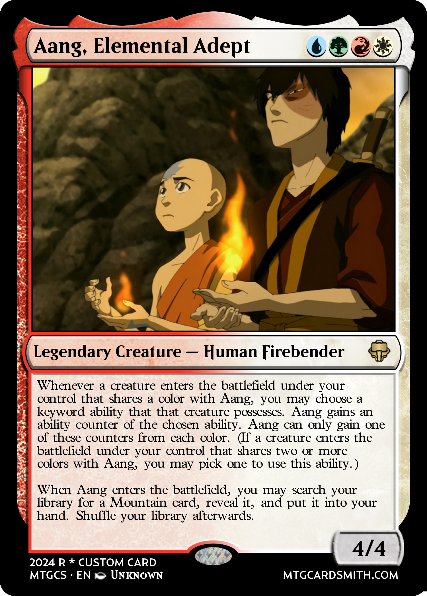 Aang, Elemental Adept