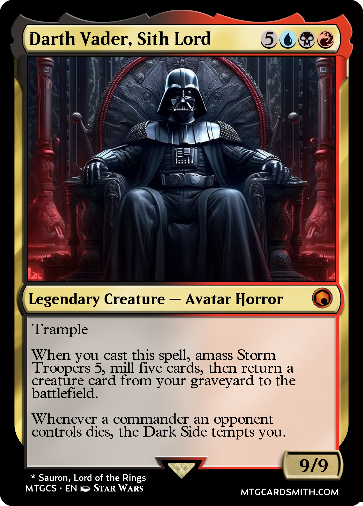 Darth Vader, Sith Lord