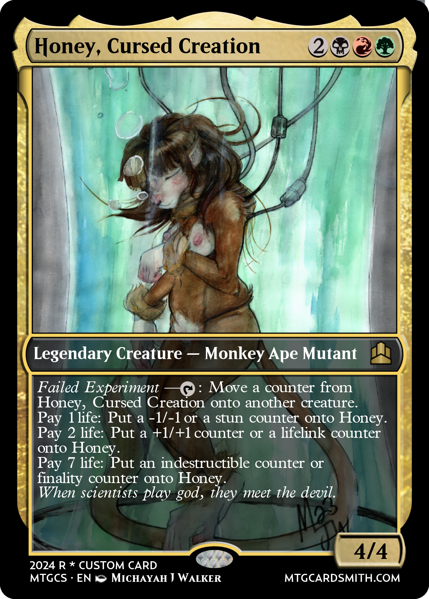 Honey, Cursed Creation