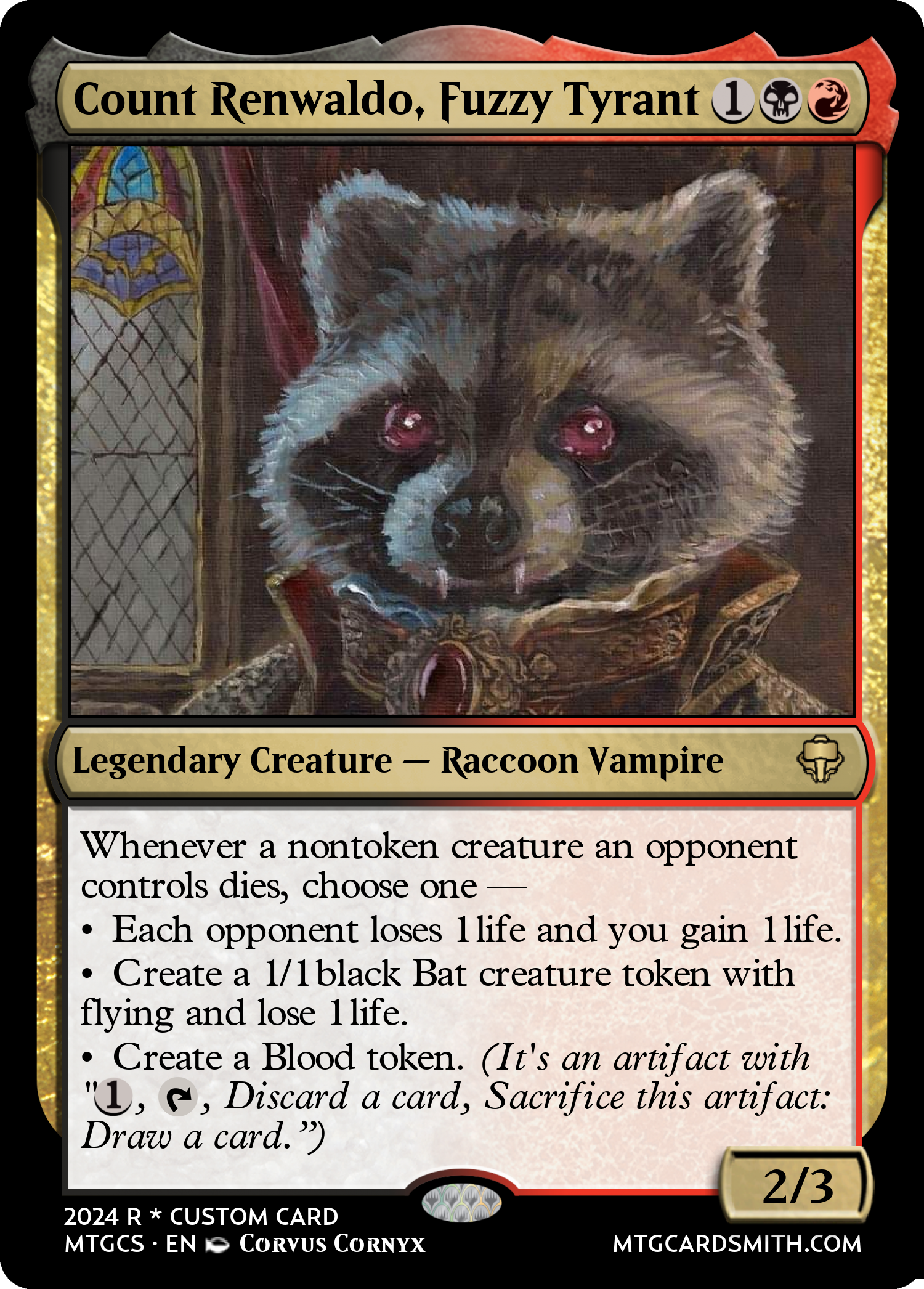 Count Renwaldo, Fuzzy Tyrant