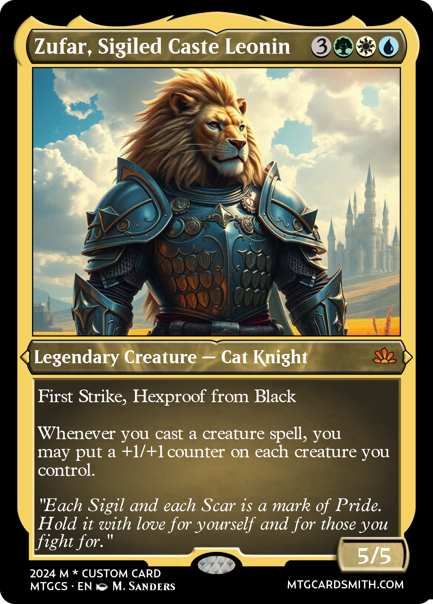 Zufar, Sigiled Caste Leonin