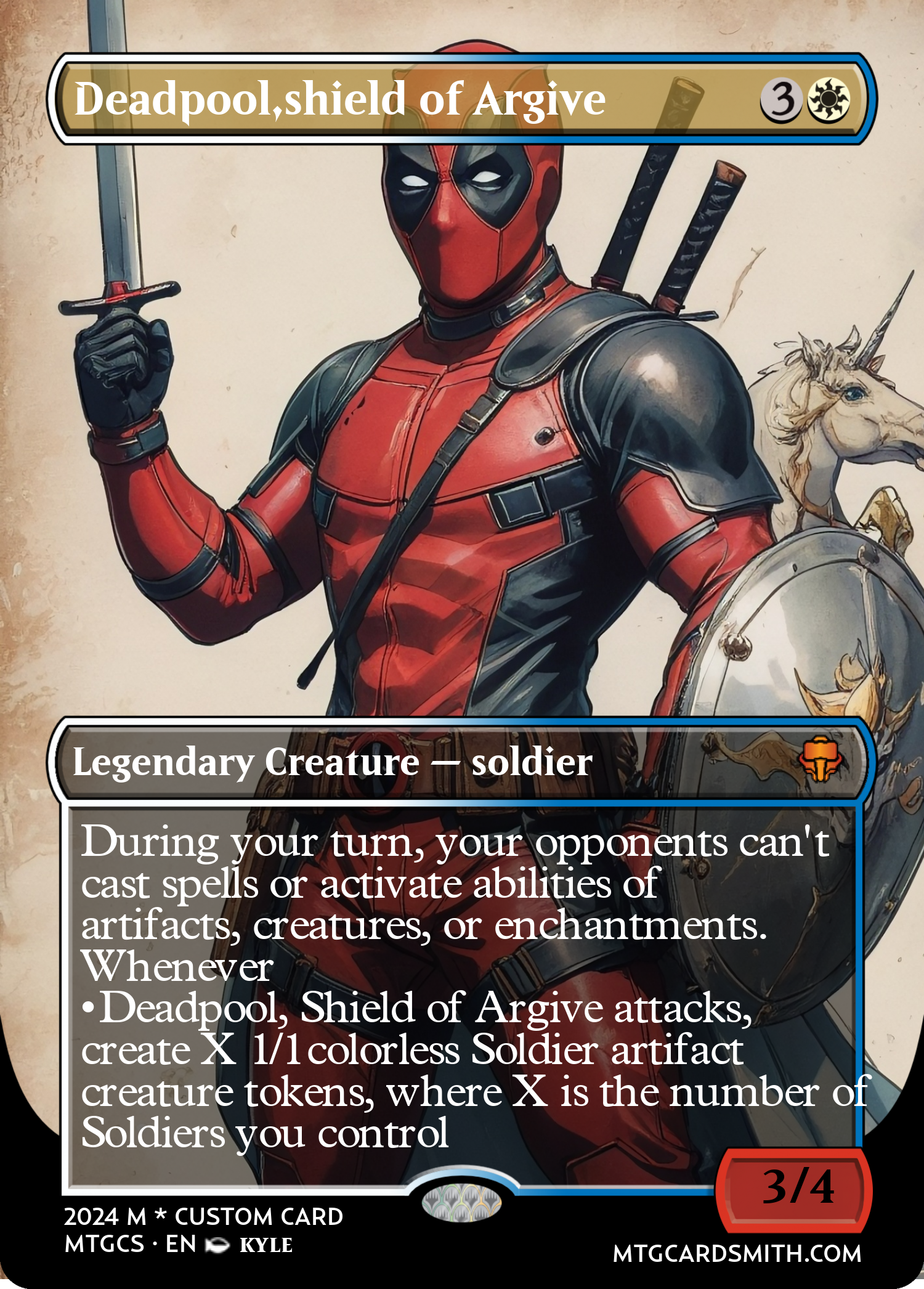 Deadpool,shield of Argive