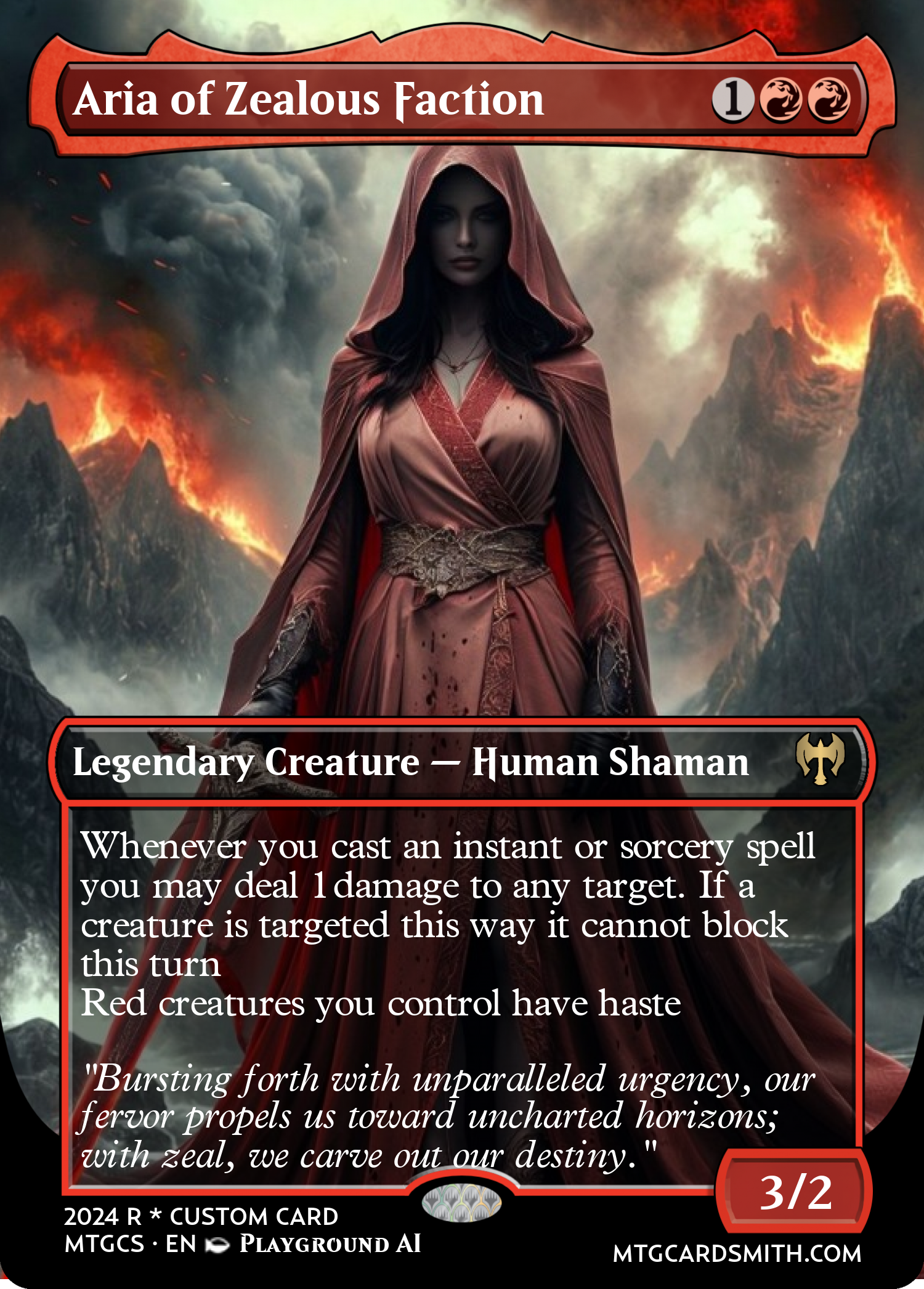 Aria of Zealous Faction