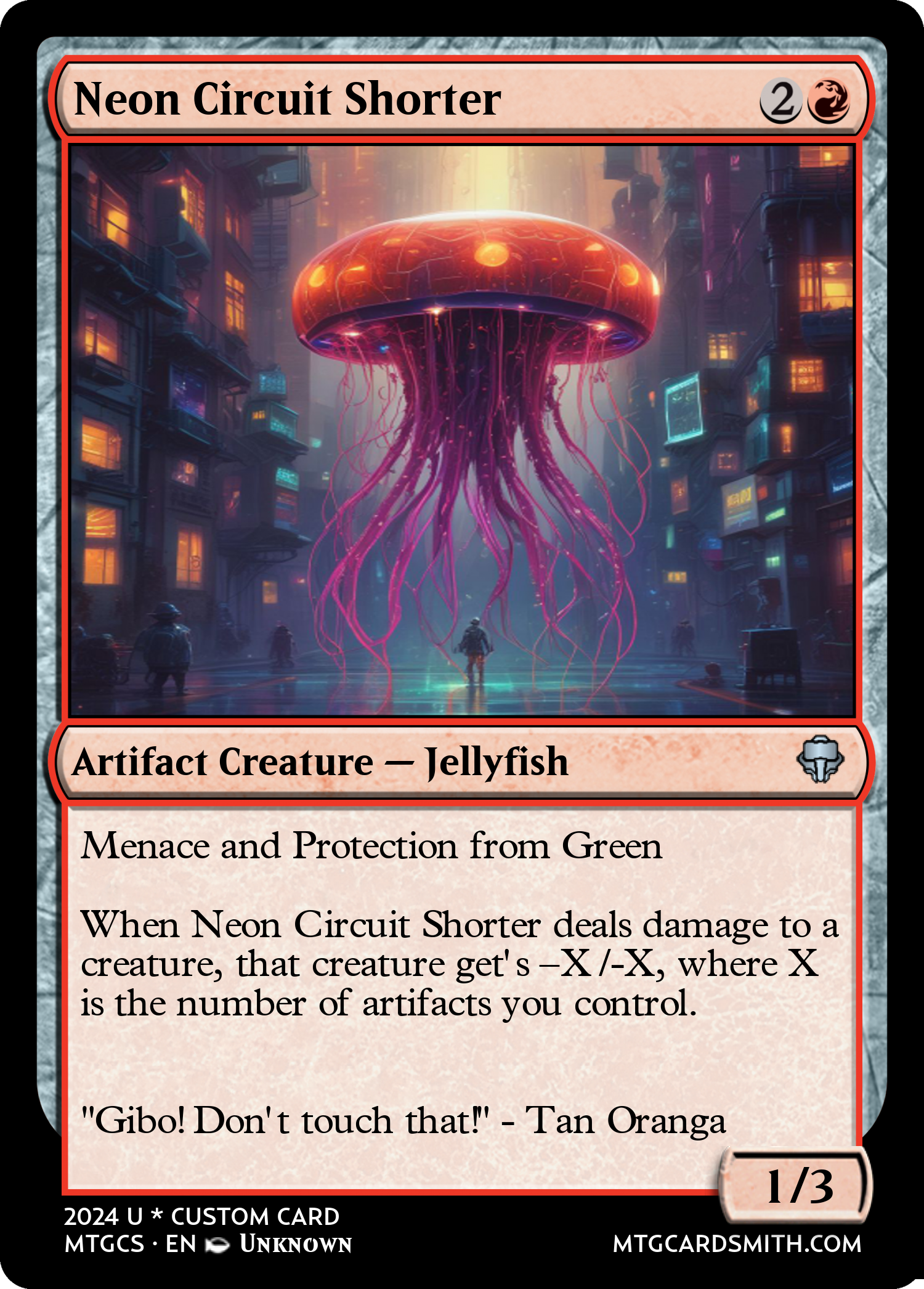 Neon Circuit Shorter