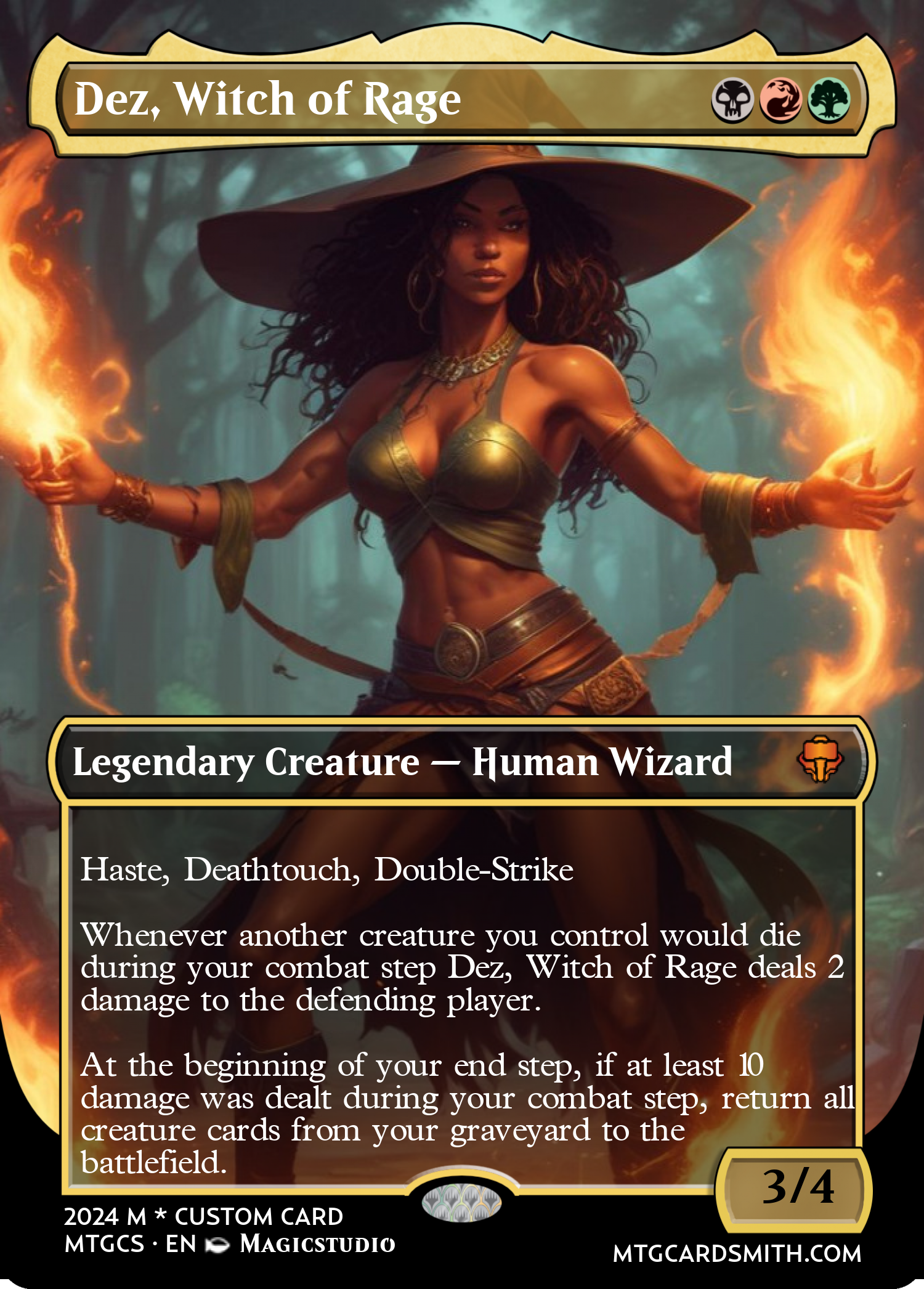 Dez, Witch of Rage