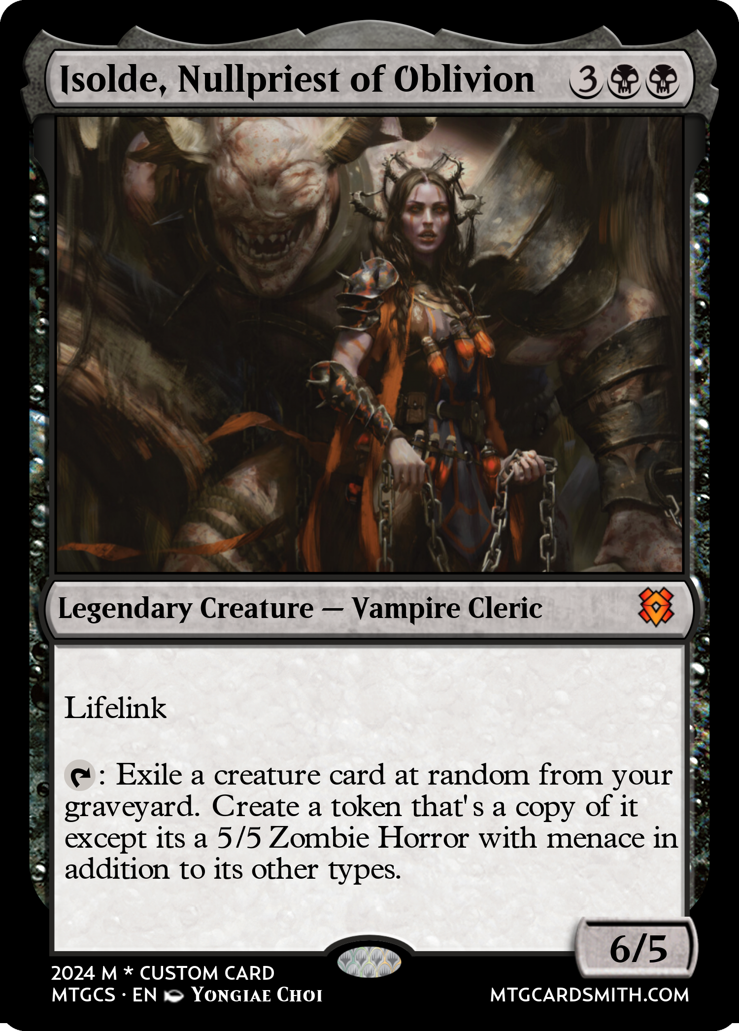 Isolde, Nullpriest of Oblivion