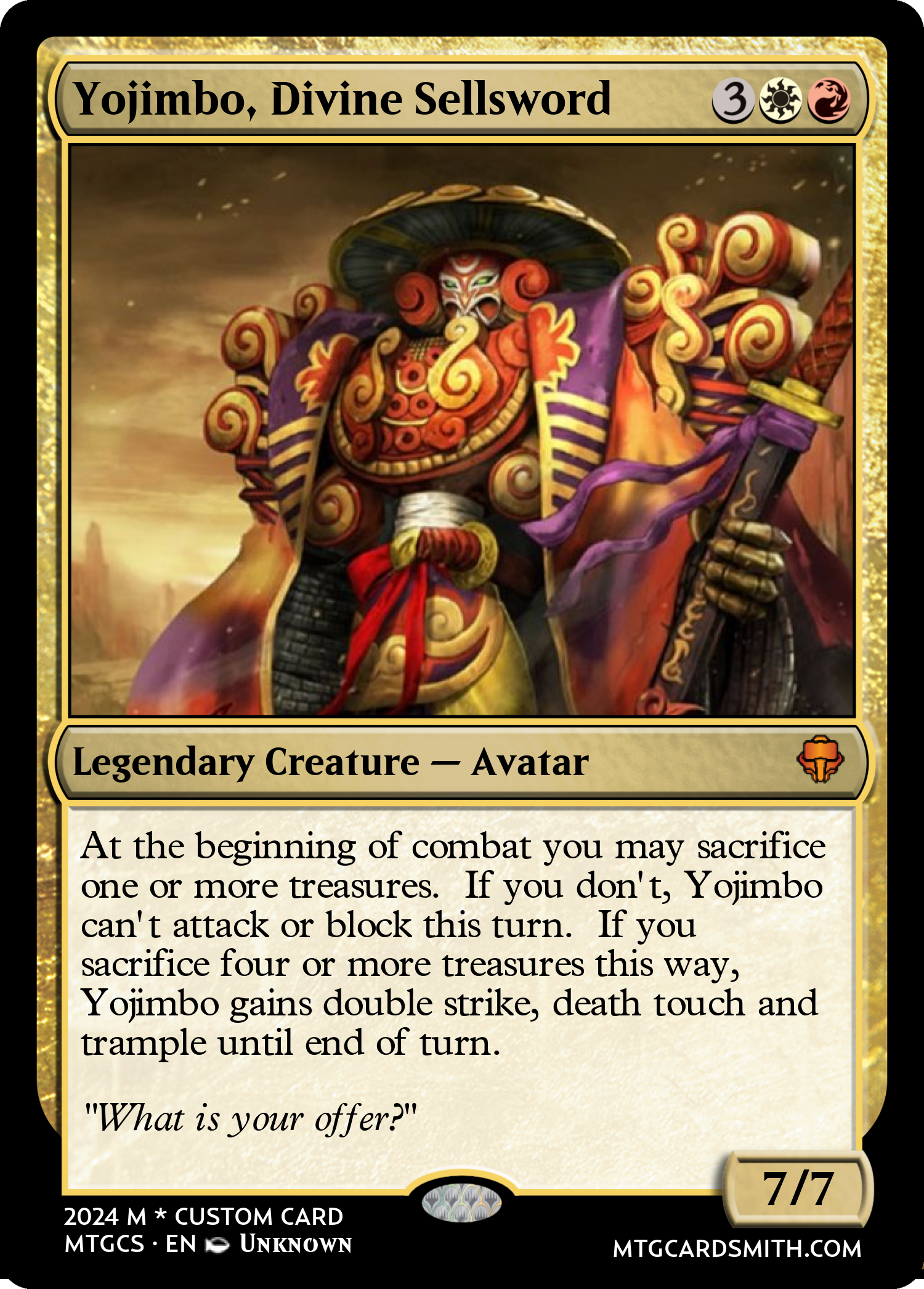 Yojimbo, Divine Sellsword