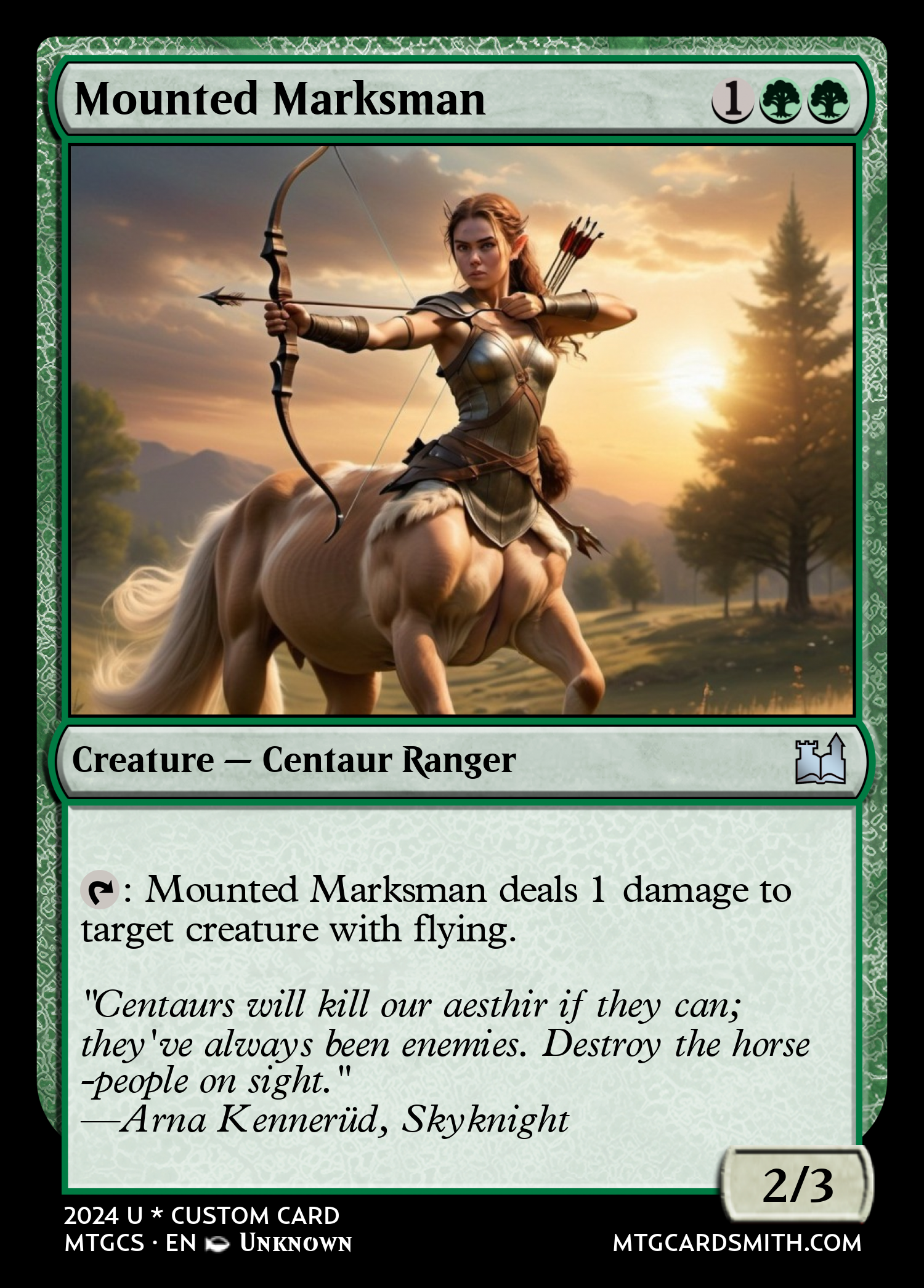 Mounted Marksman