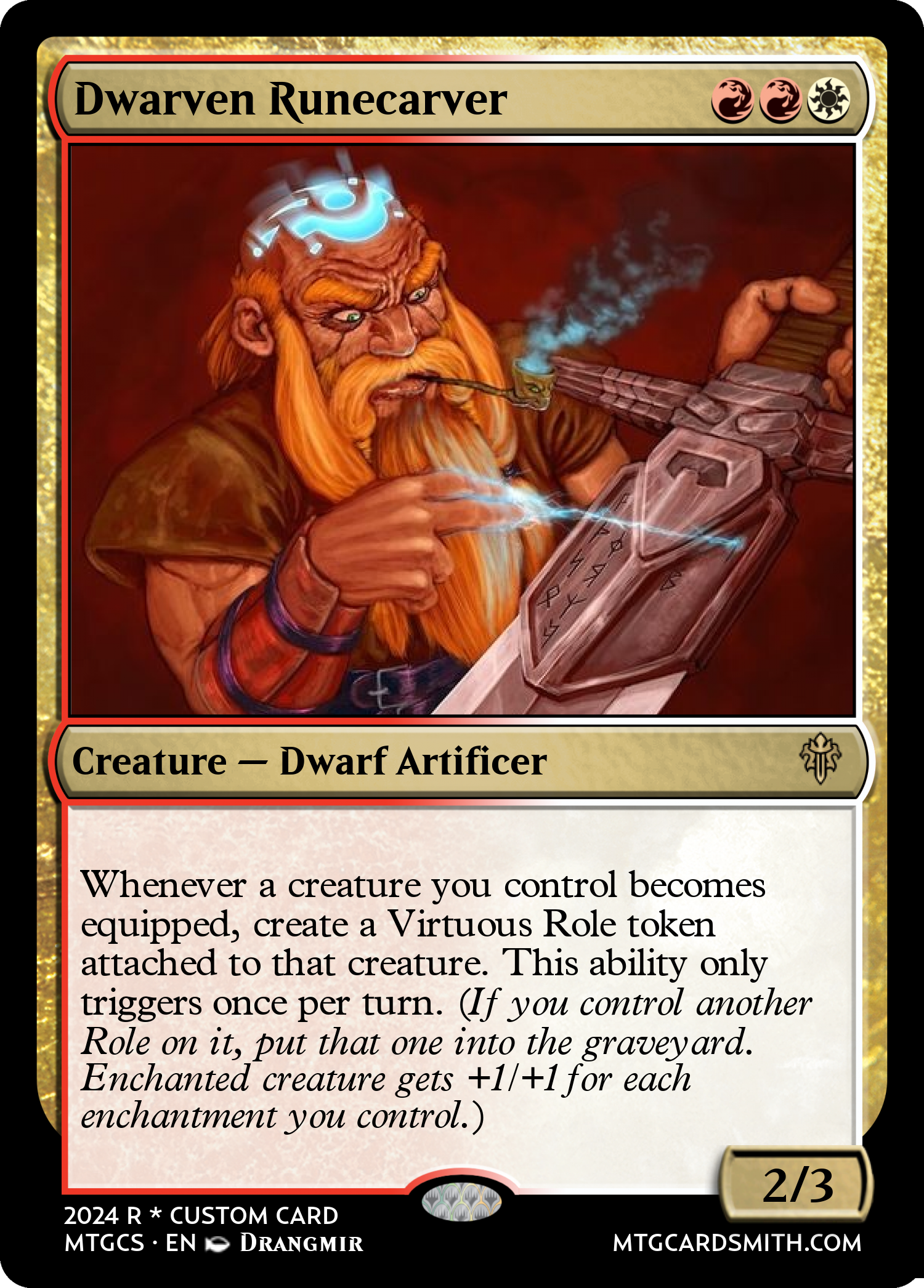 Dwarven Runecarver