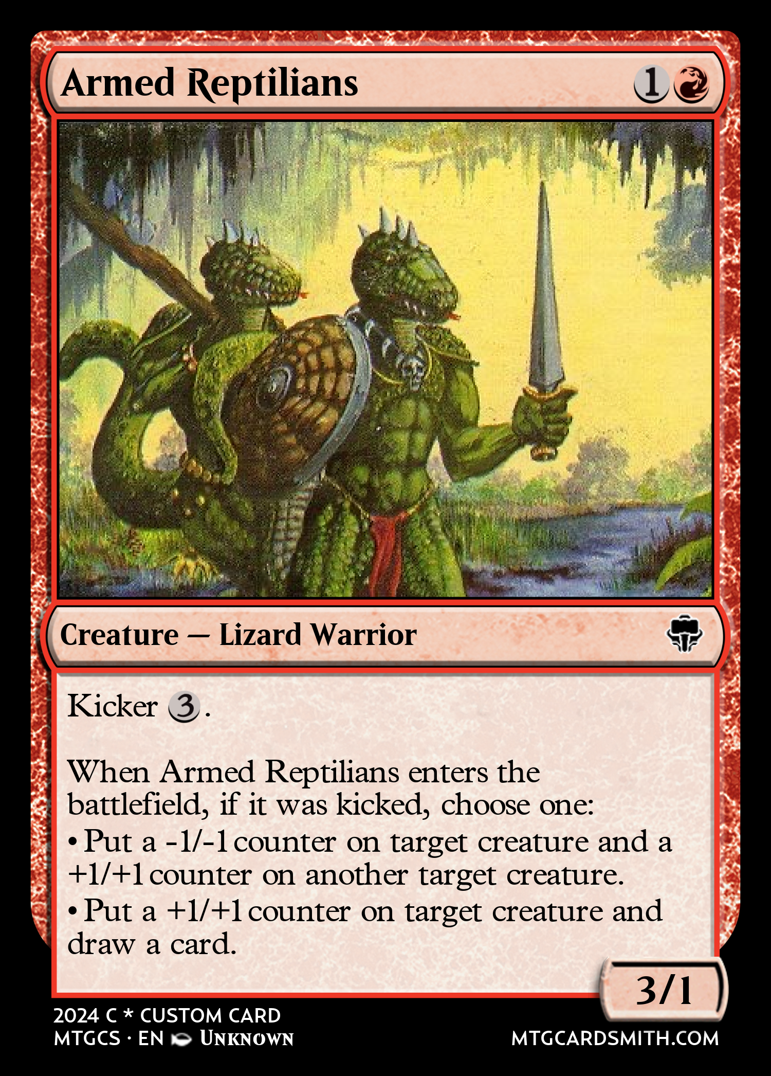 Armed Reptilians