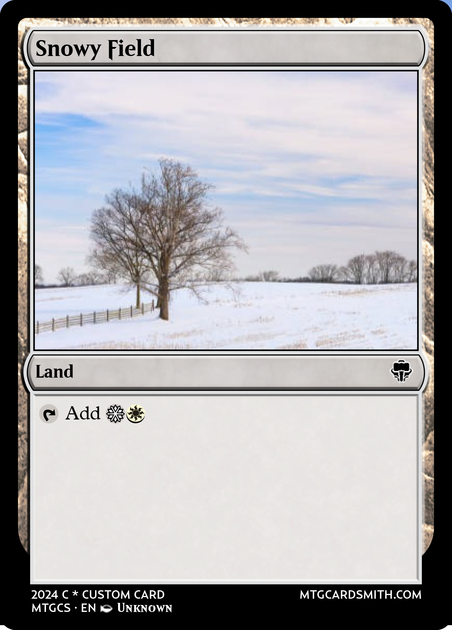 Snowy Field