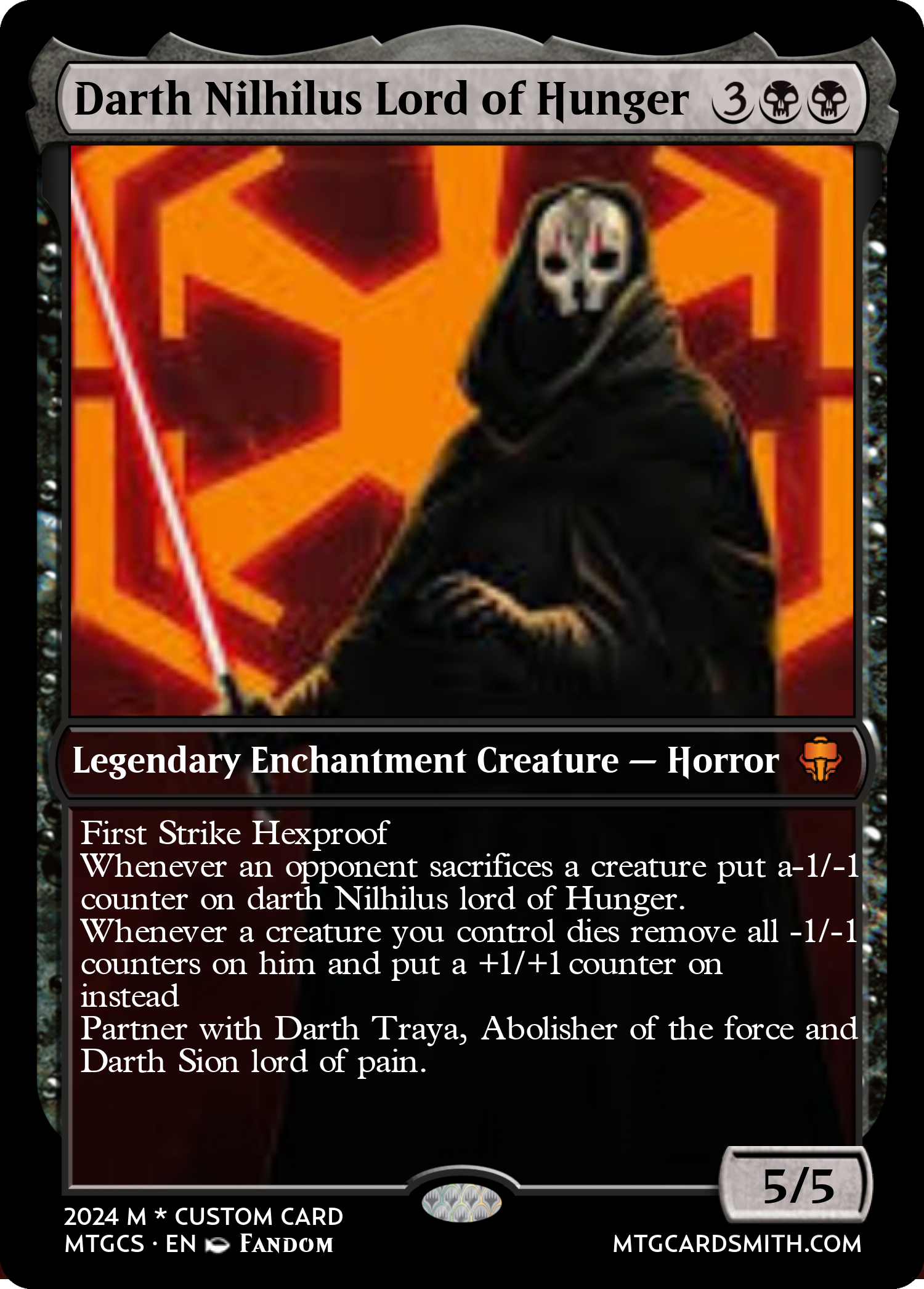 Darth Nilhilus Lord of Hunger 