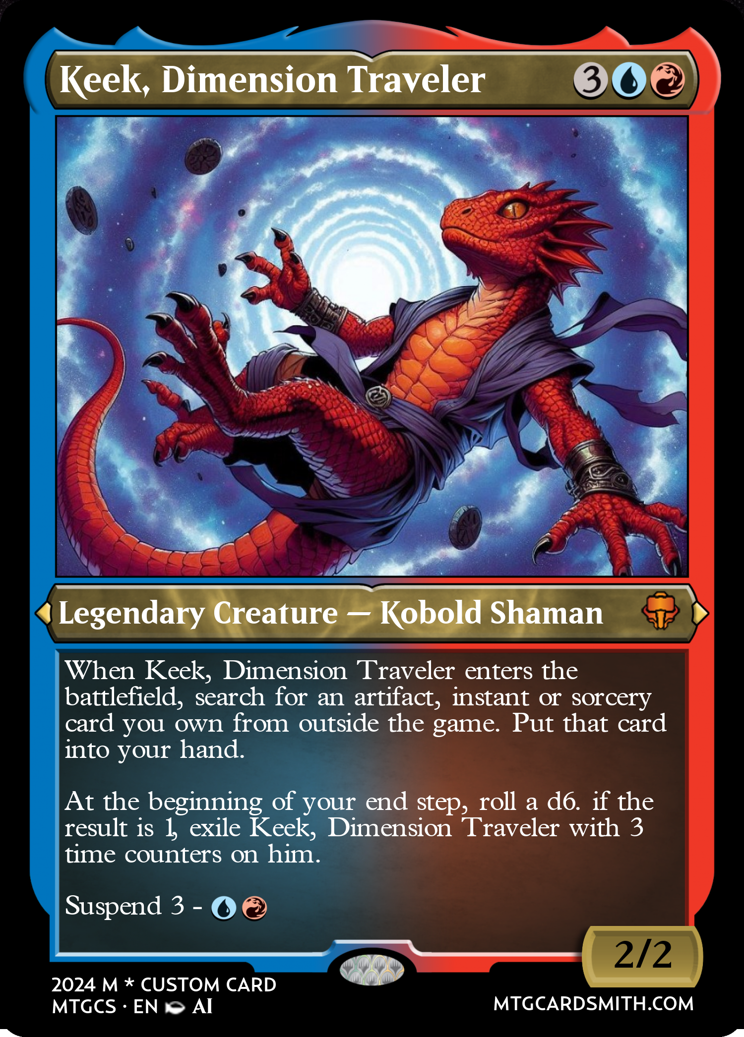 Keek, Dimension Traveler