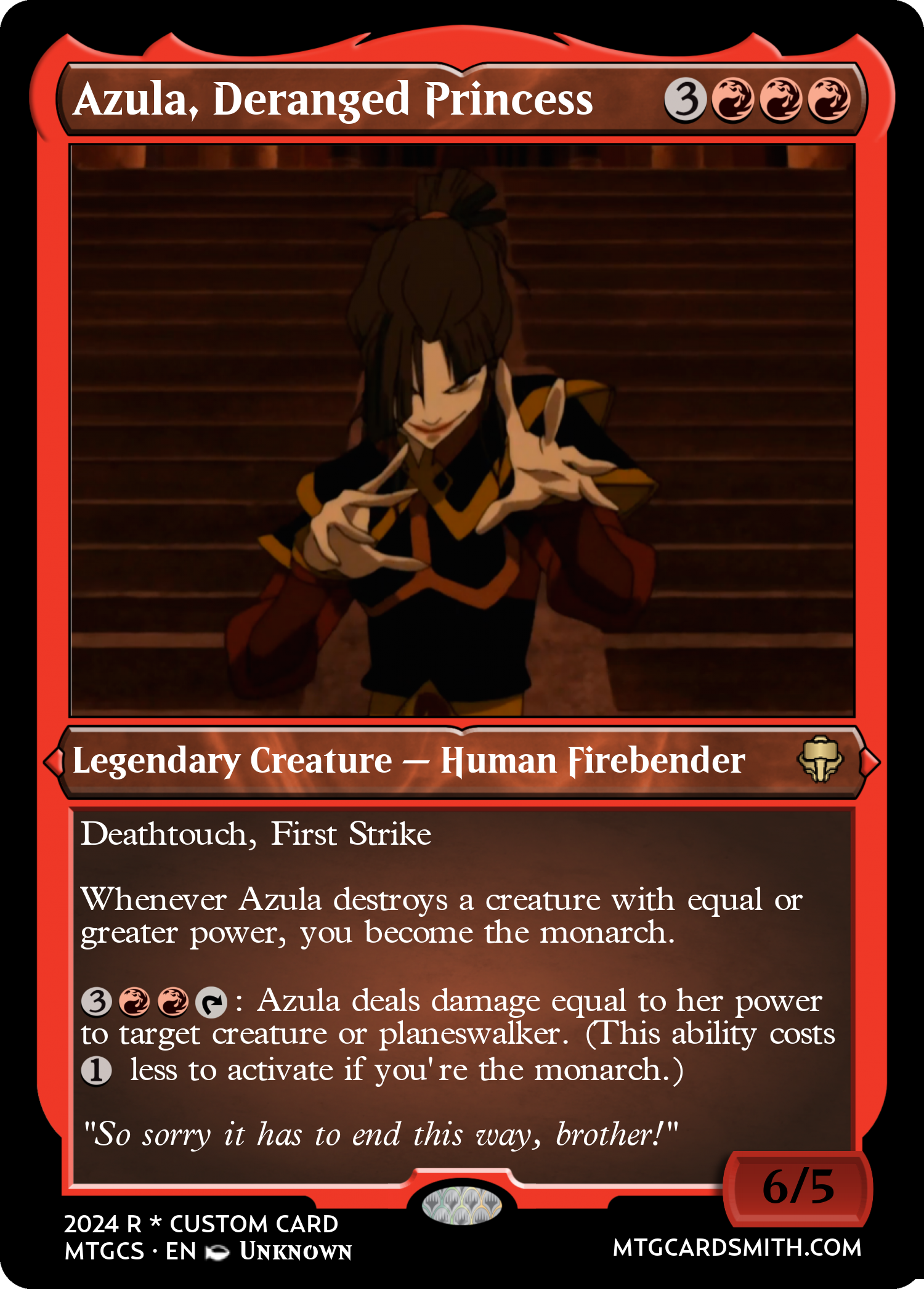 Azula, Deranged Princess 