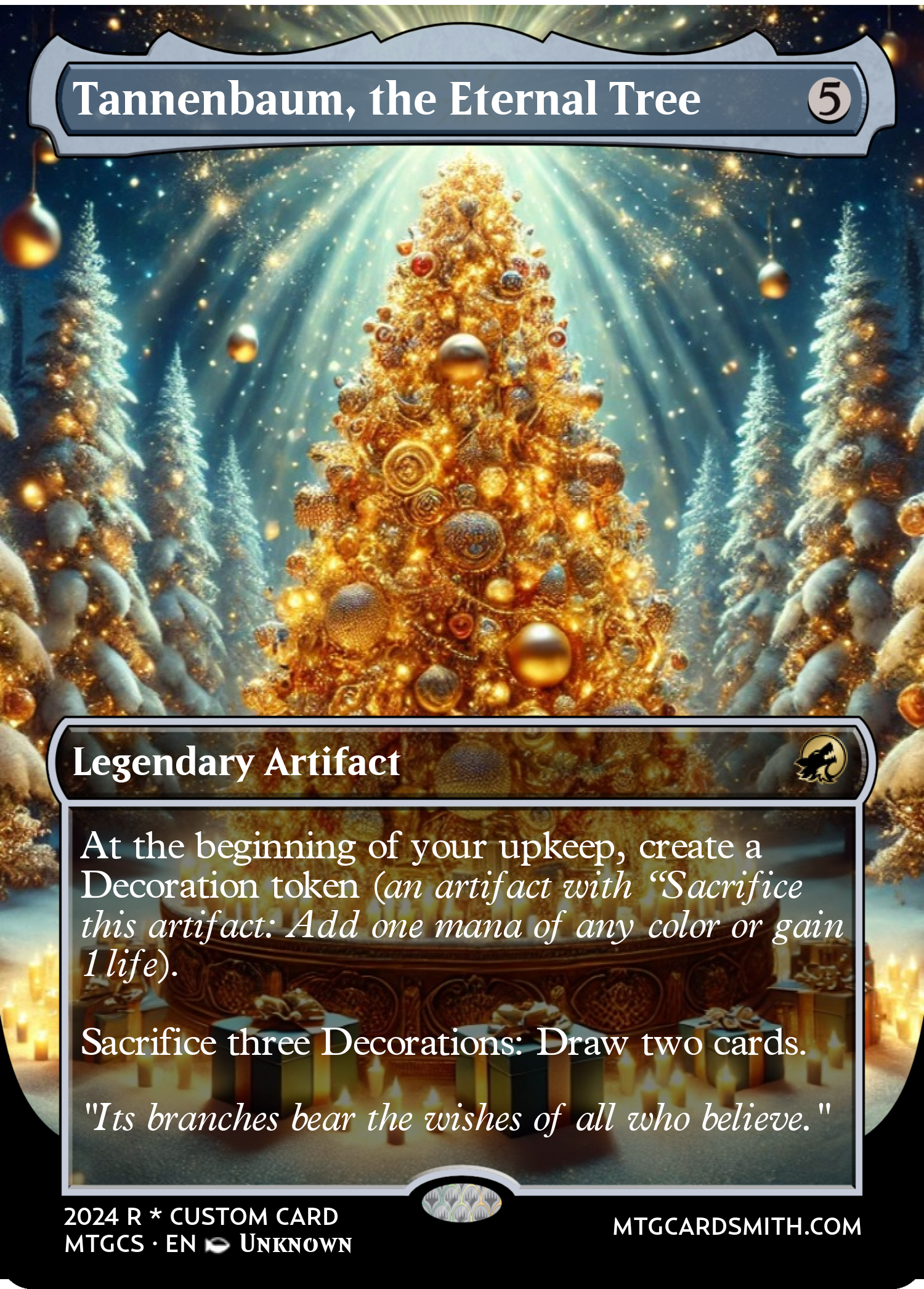 Tannenbaum, the Eternal Tree