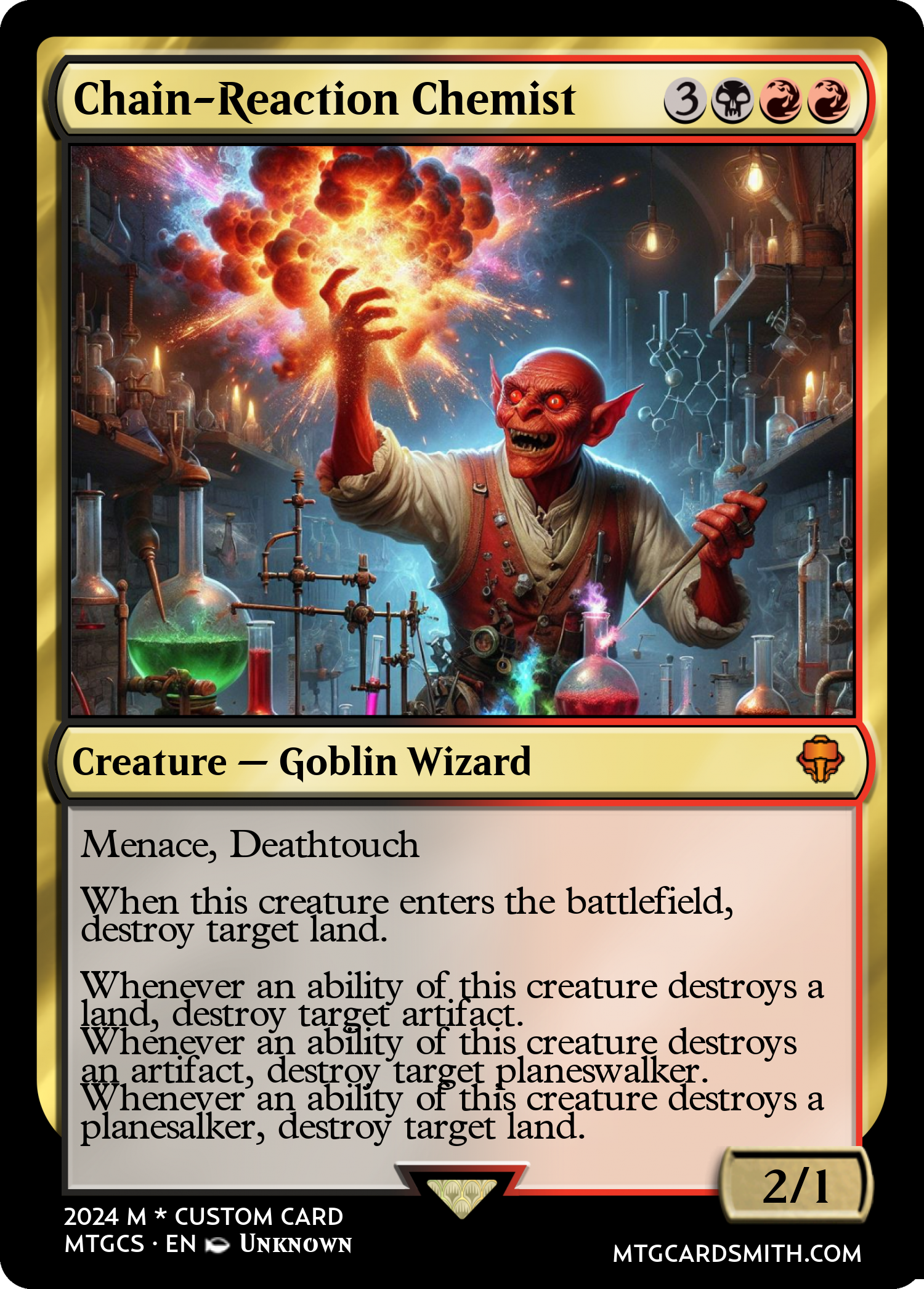 Chain-Reaction Chemist