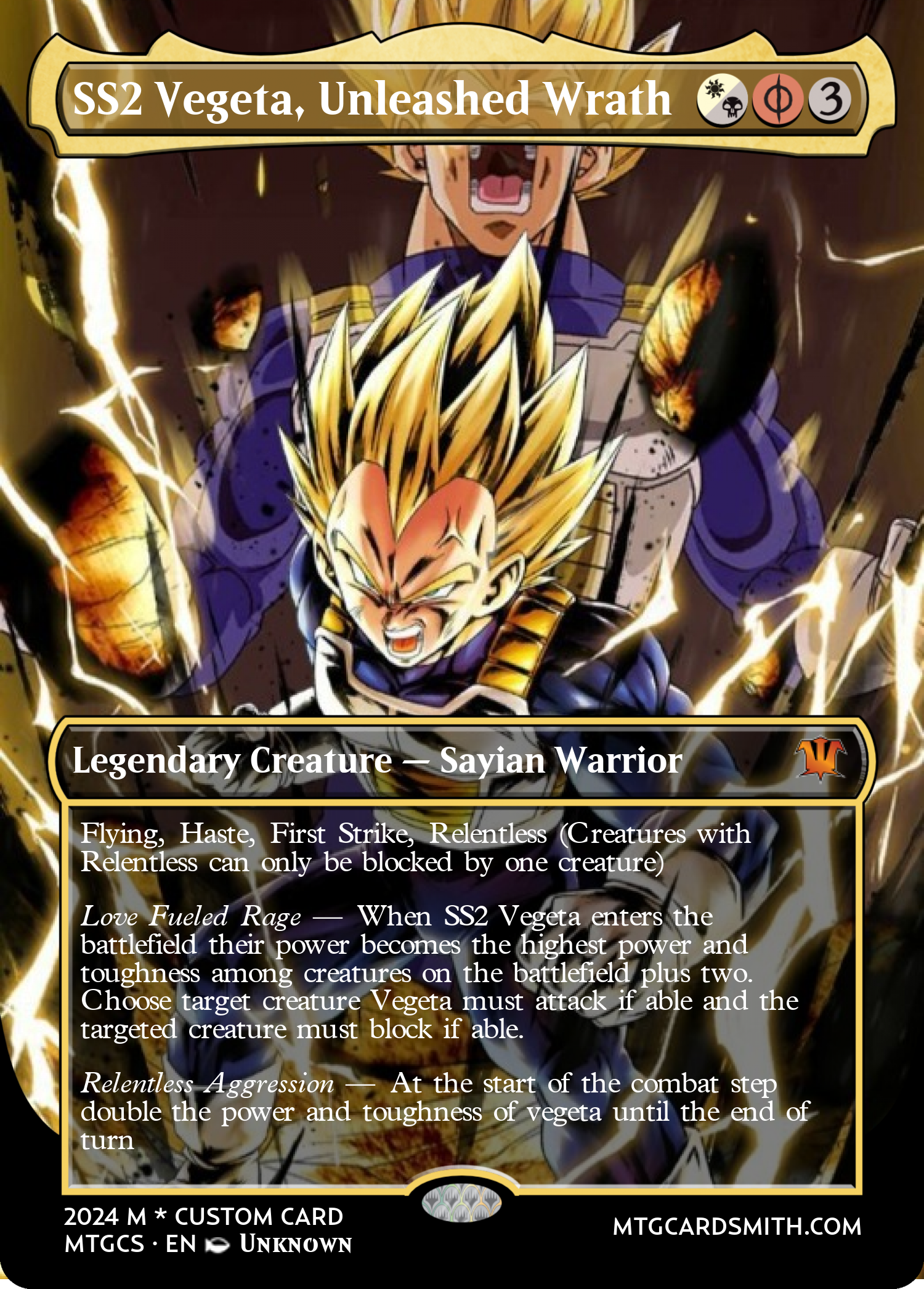 SS2 Vegeta, Unleashed Wrath 