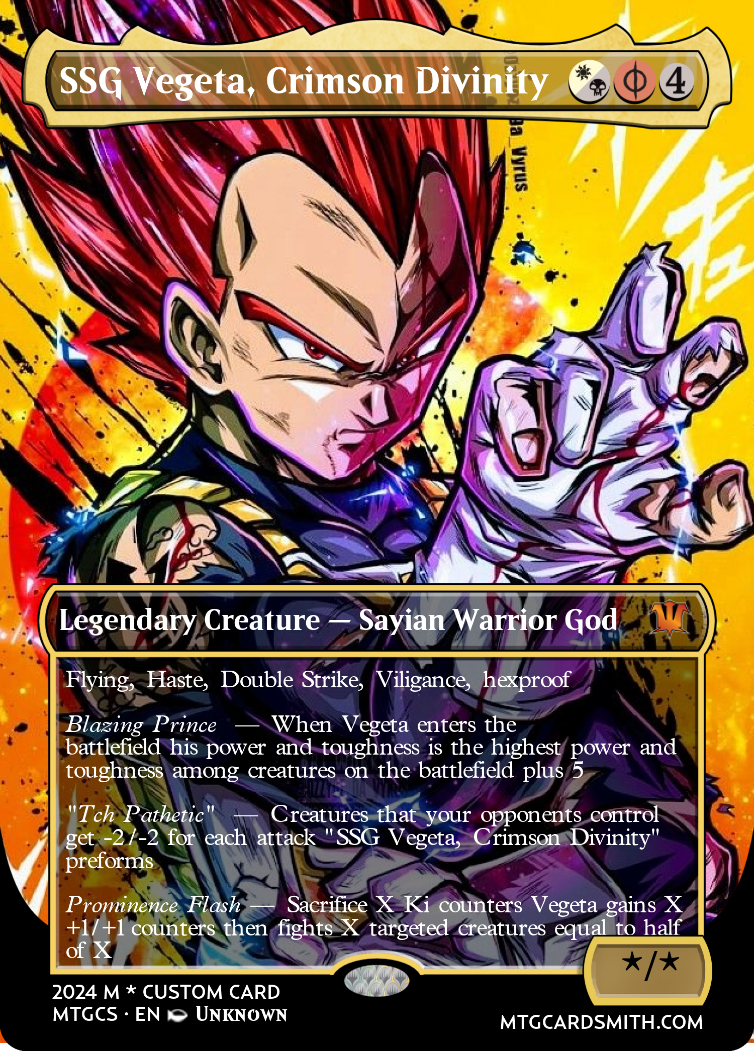 SSG Vegeta, Crimson Divinity 