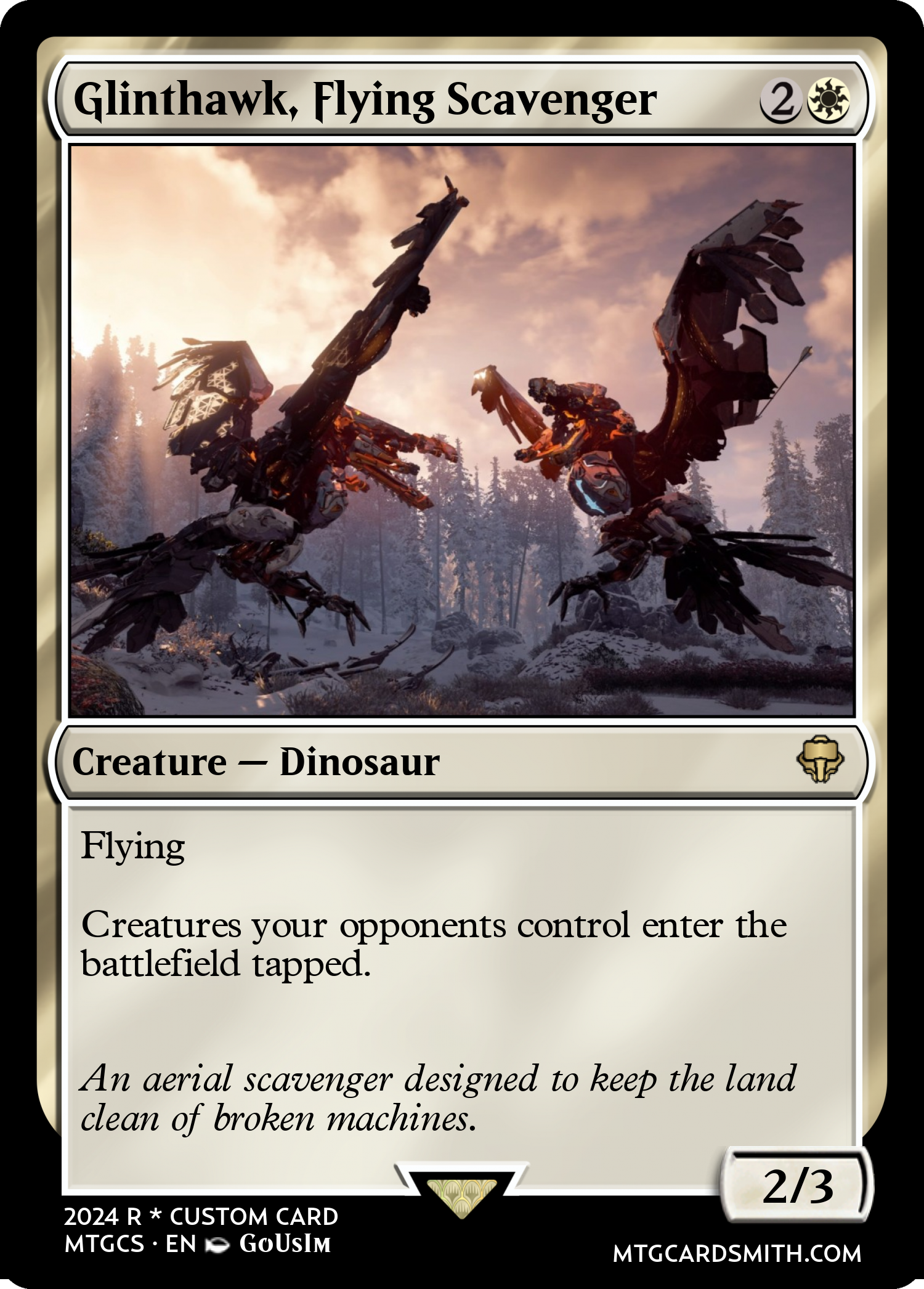 Glinthawk, Flying Scavenger