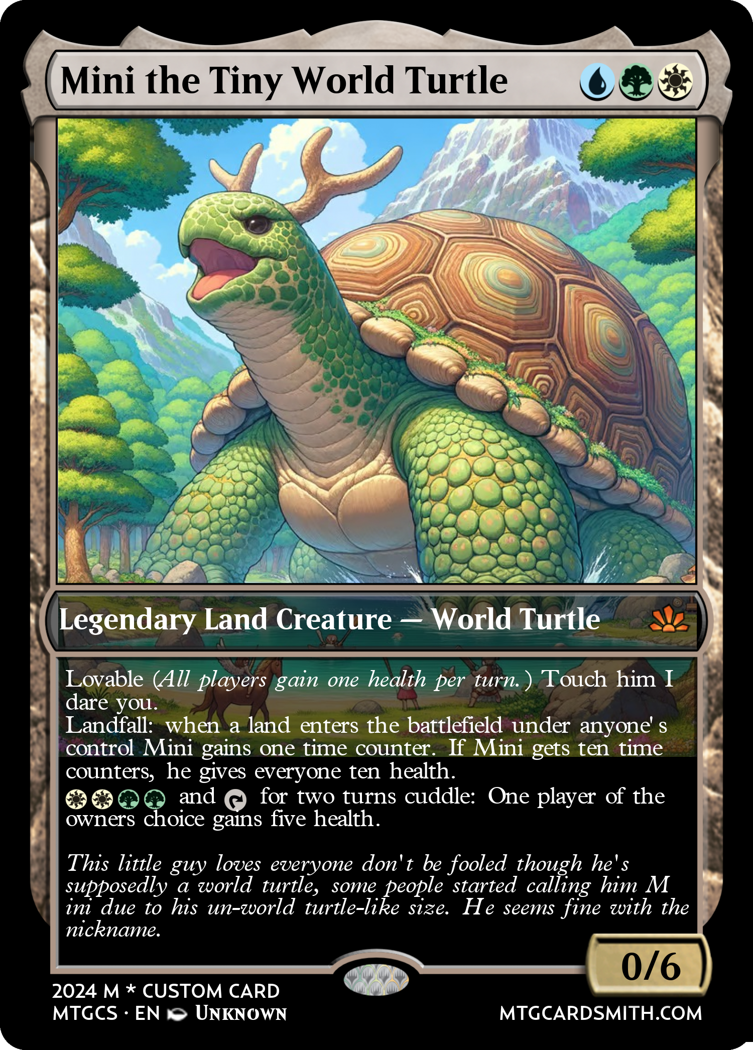 Mini the Tiny World Turtle
