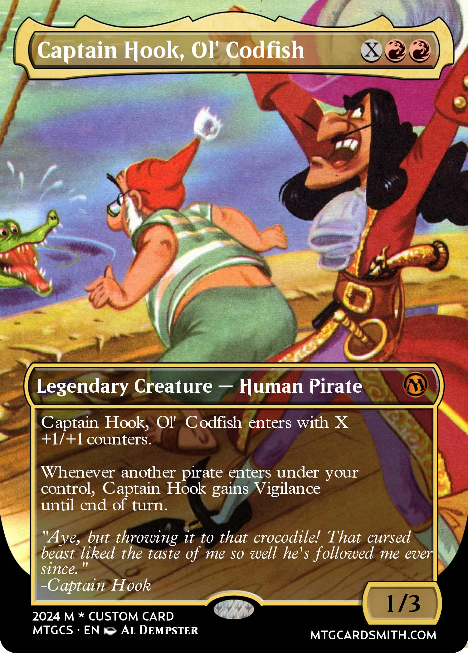 Captain Hook, Ol' Codfish