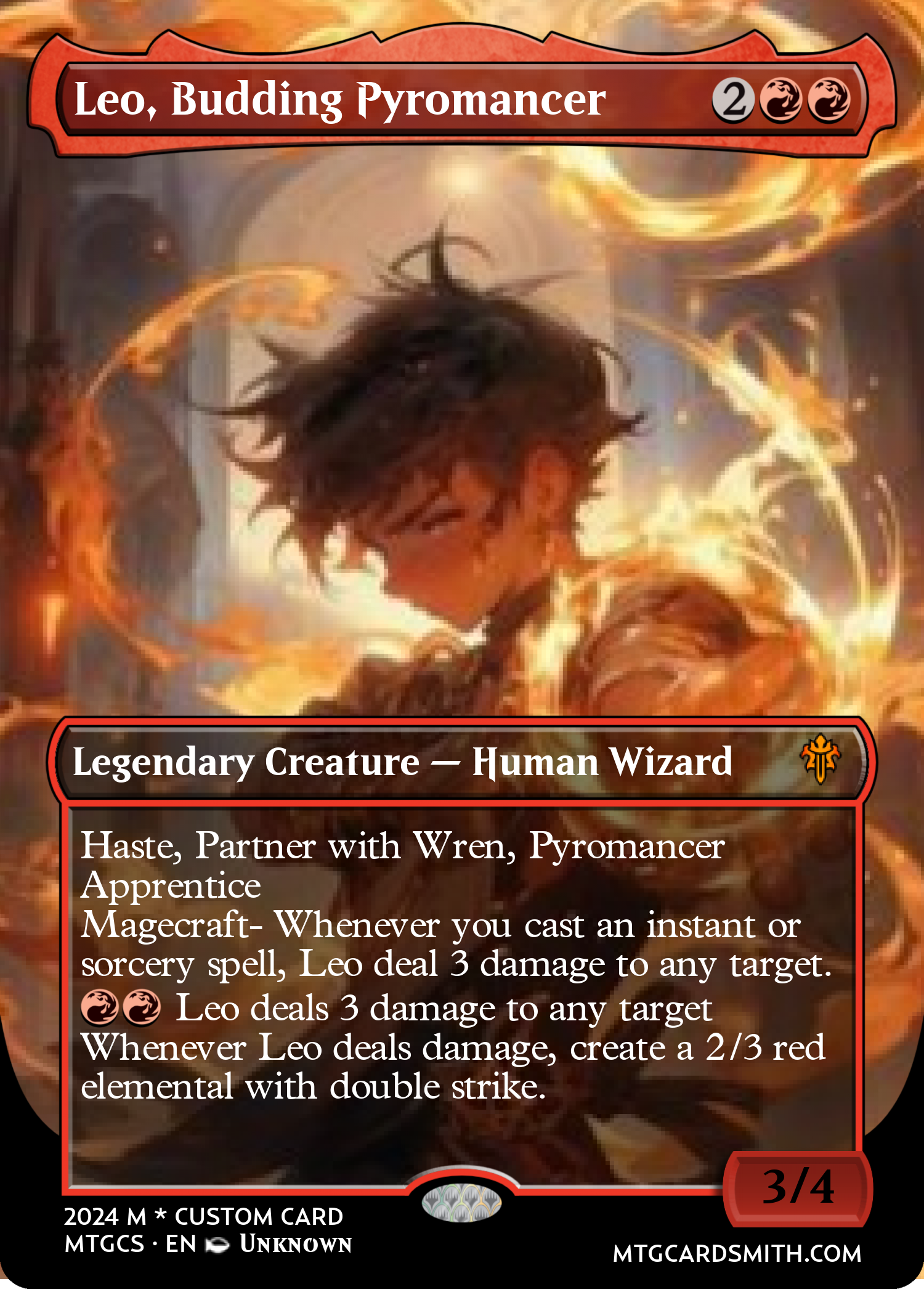 Leo, Budding Pyromancer
