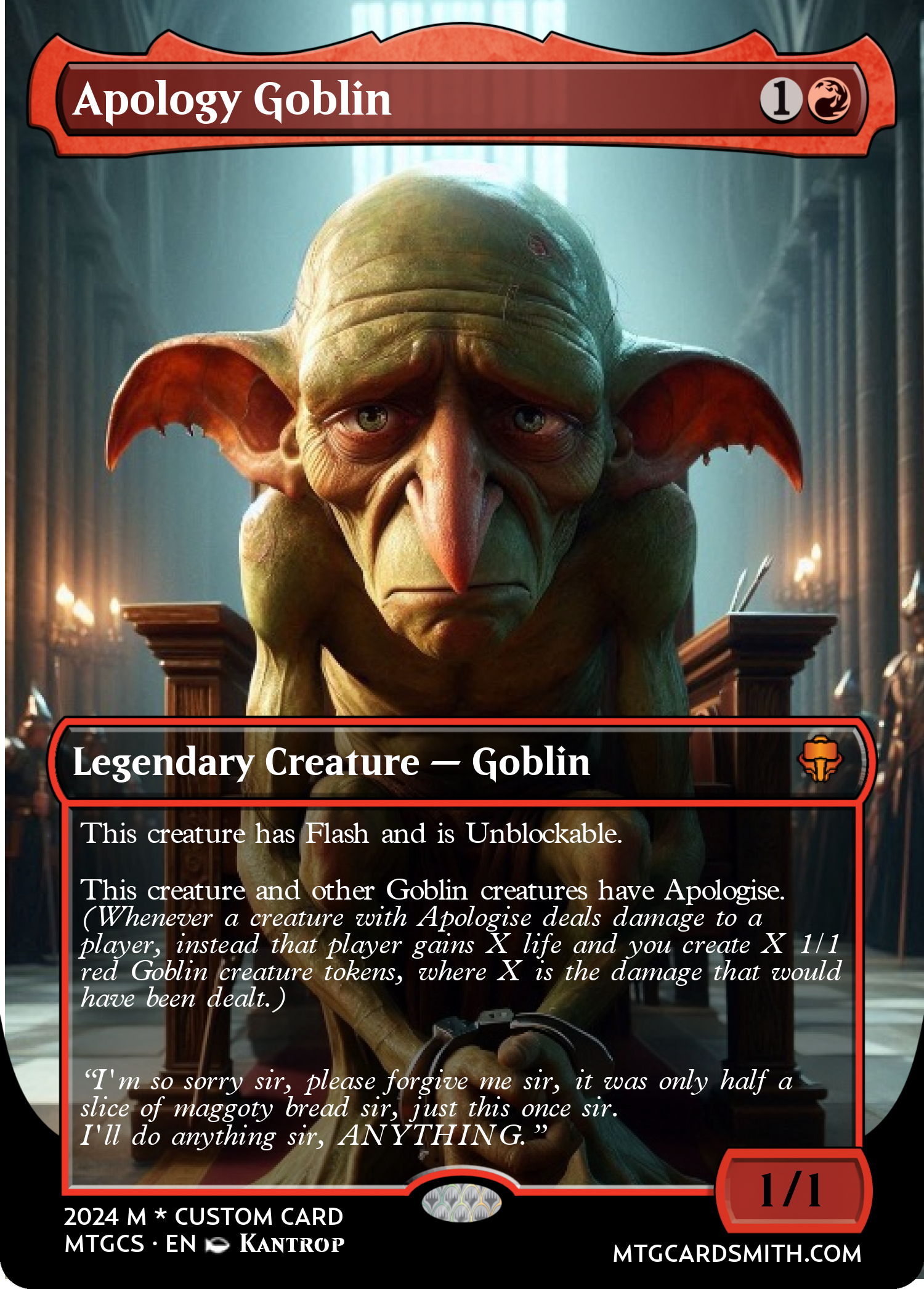 Apology Goblin
