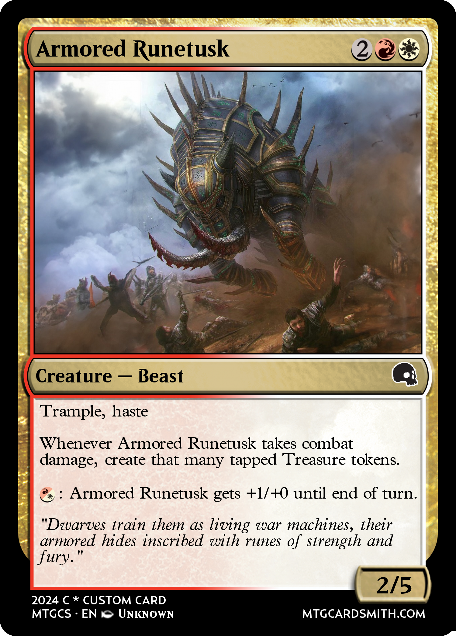 Armored Runetusk
