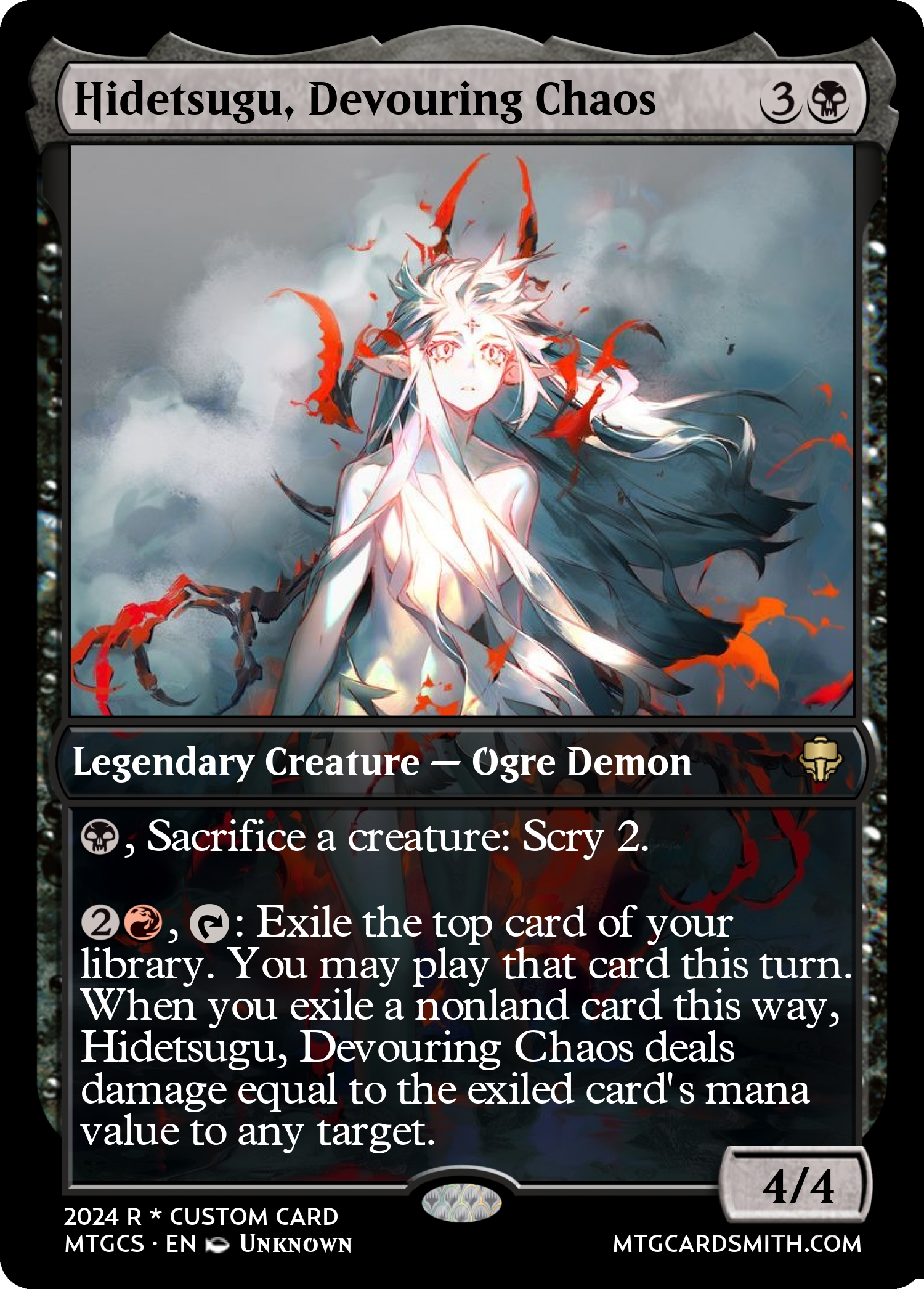 Hidetsugu, Devouring Chaos
