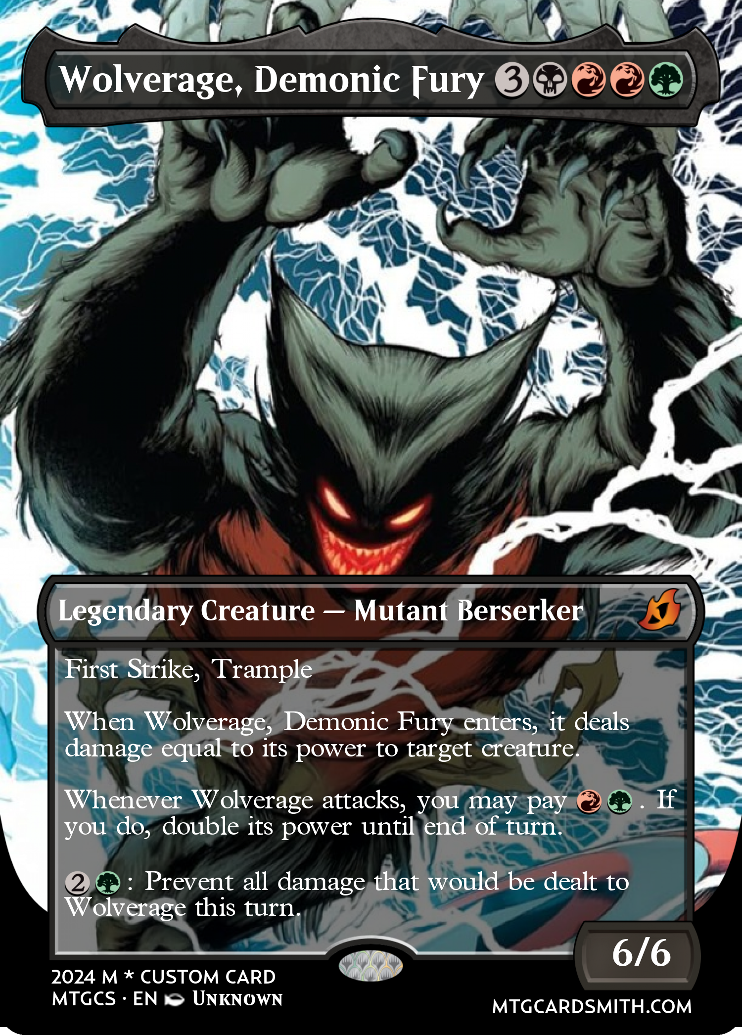 Wolverage, Demonic Fury