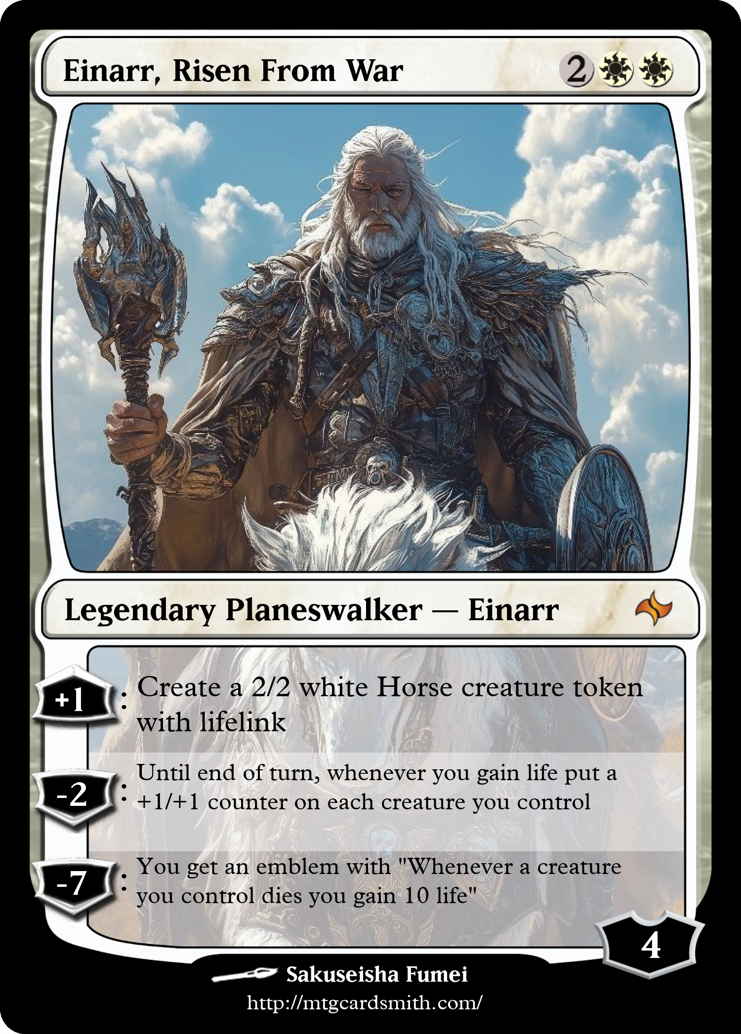 Einarr, Risen From War