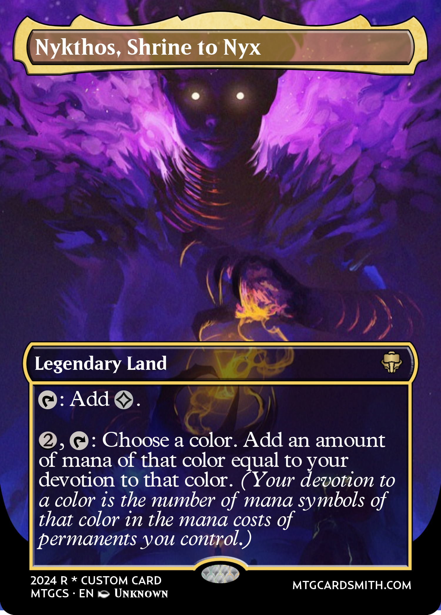 Nykthos, Shrine to Nyx