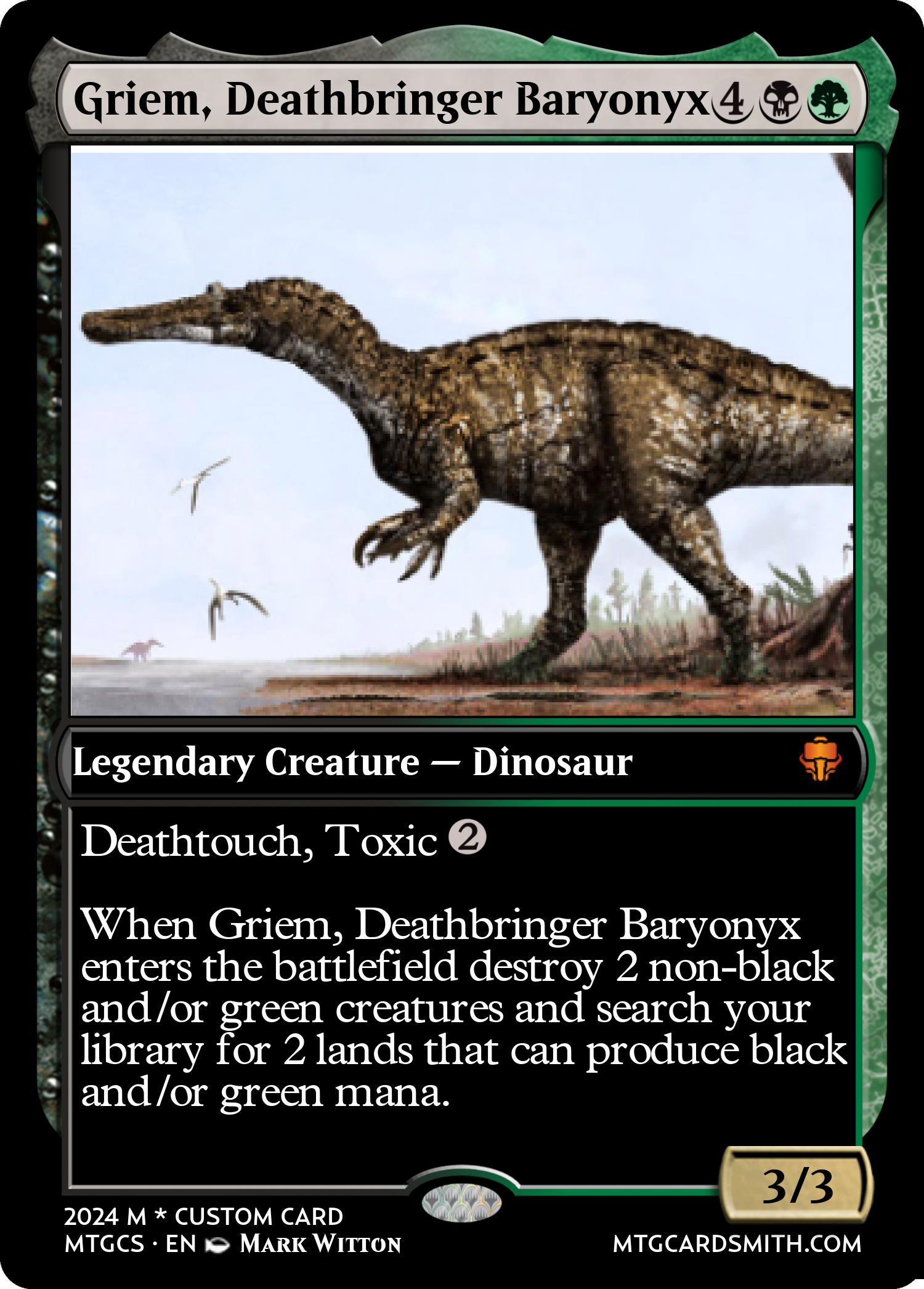 Griem, Deathbringer Baryonyx 